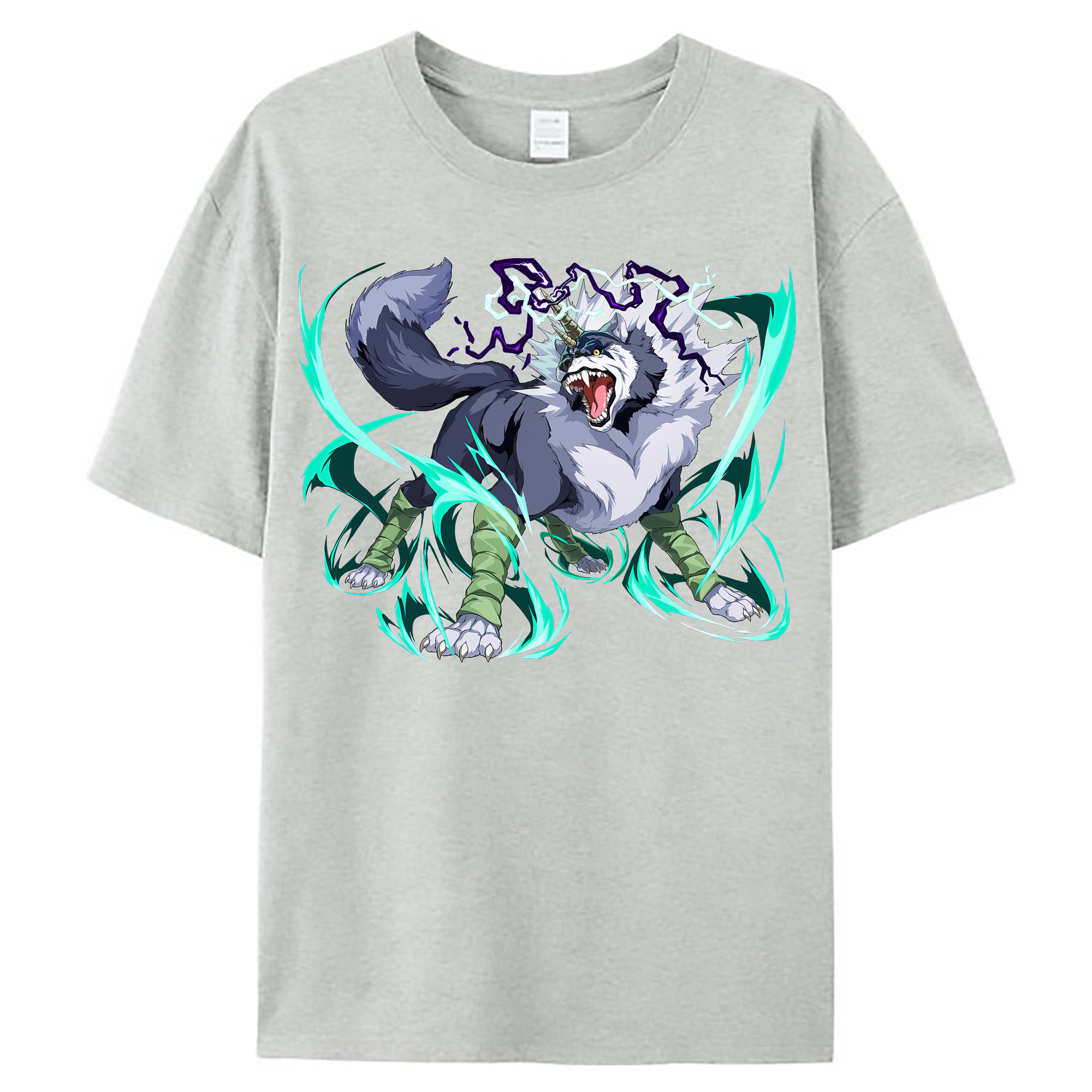 （画像用） 転スラ Regarding Reincarnated to Slime レディースカジュアルプリントTシャツ（綿100％）