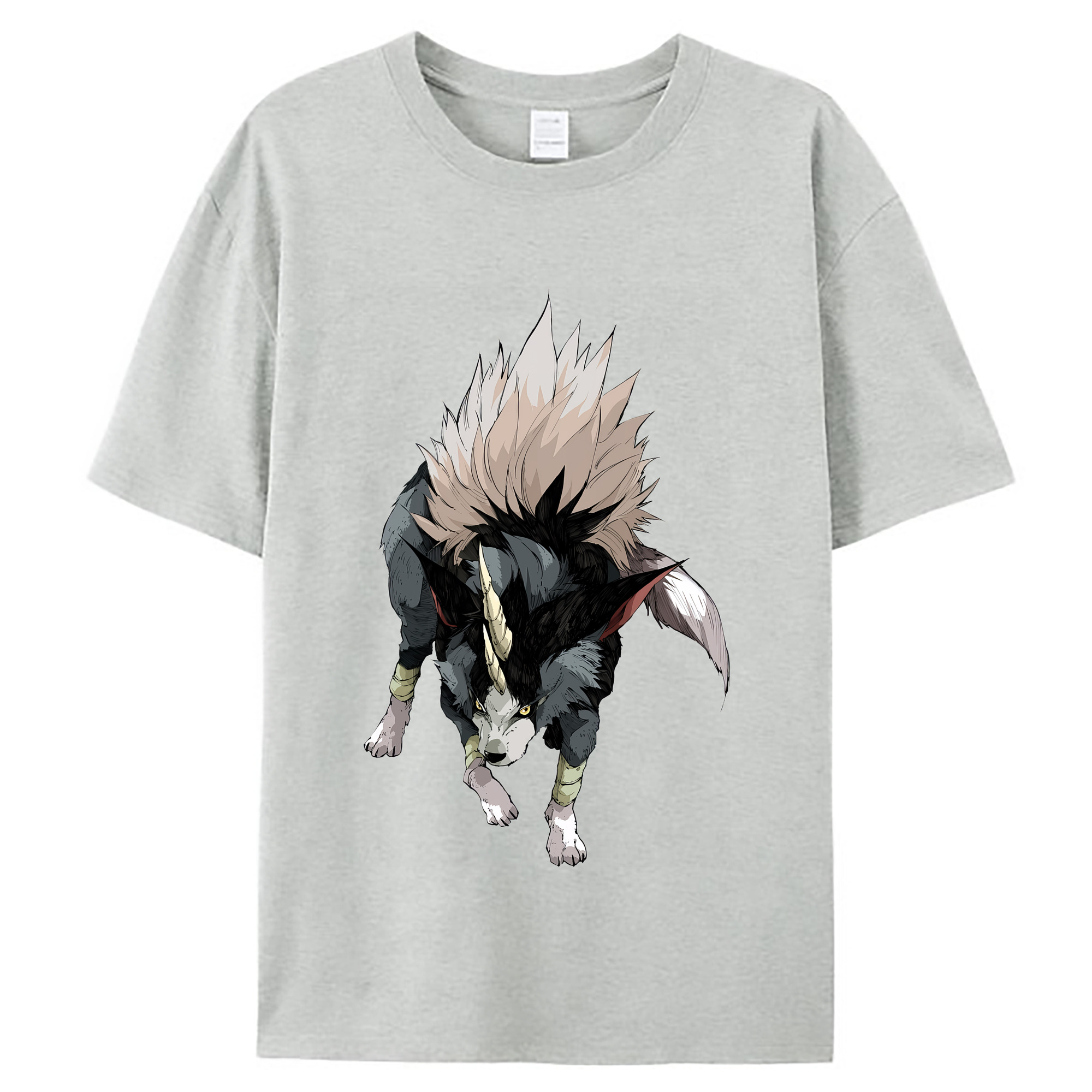 （画像用） 転スラ Regarding Reincarnated to Slime レディースカジュアルプリントTシャツ（綿100％）