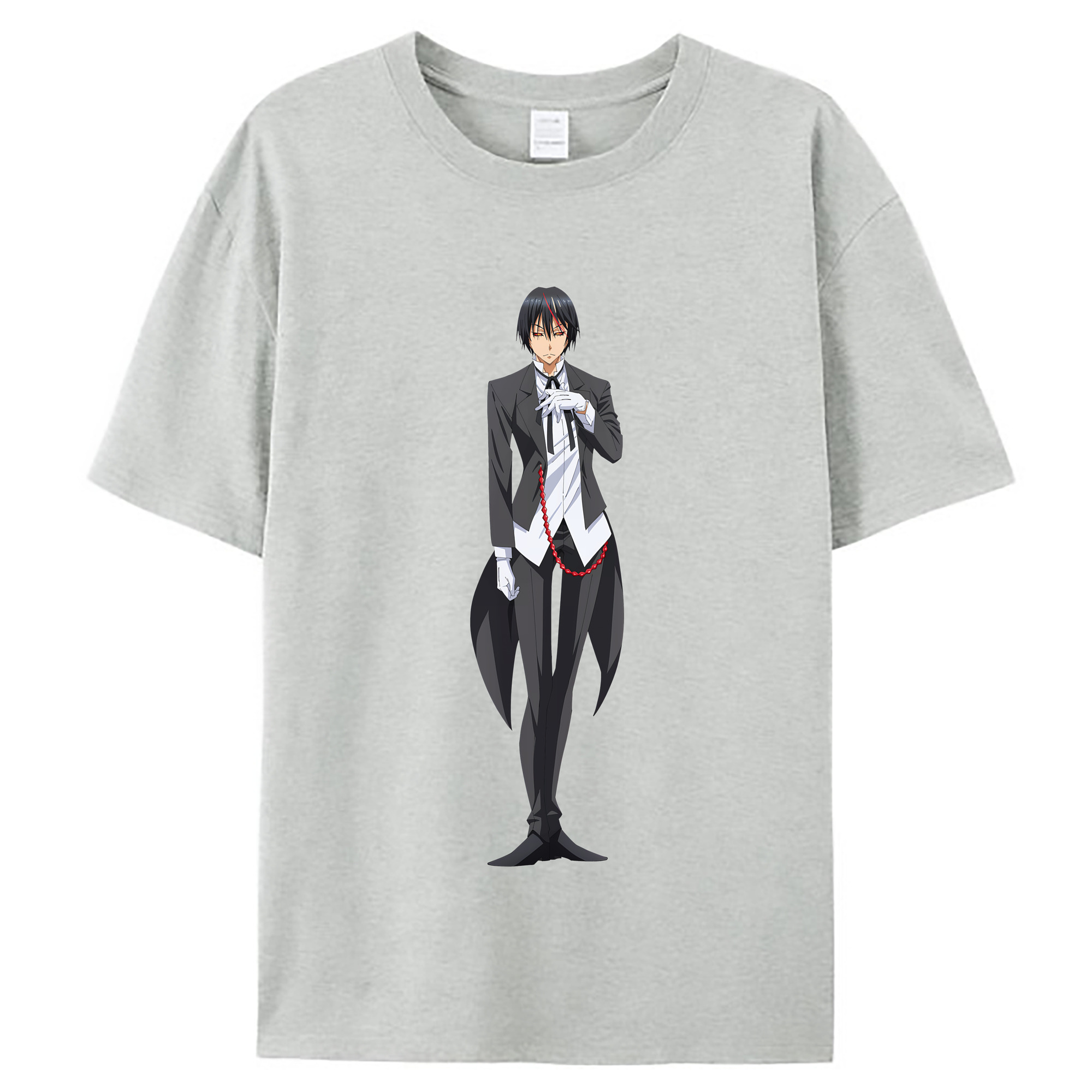 （画像用） 転スラ Regarding Reincarnated to Slime レディースカジュアルプリントTシャツ（綿100％）