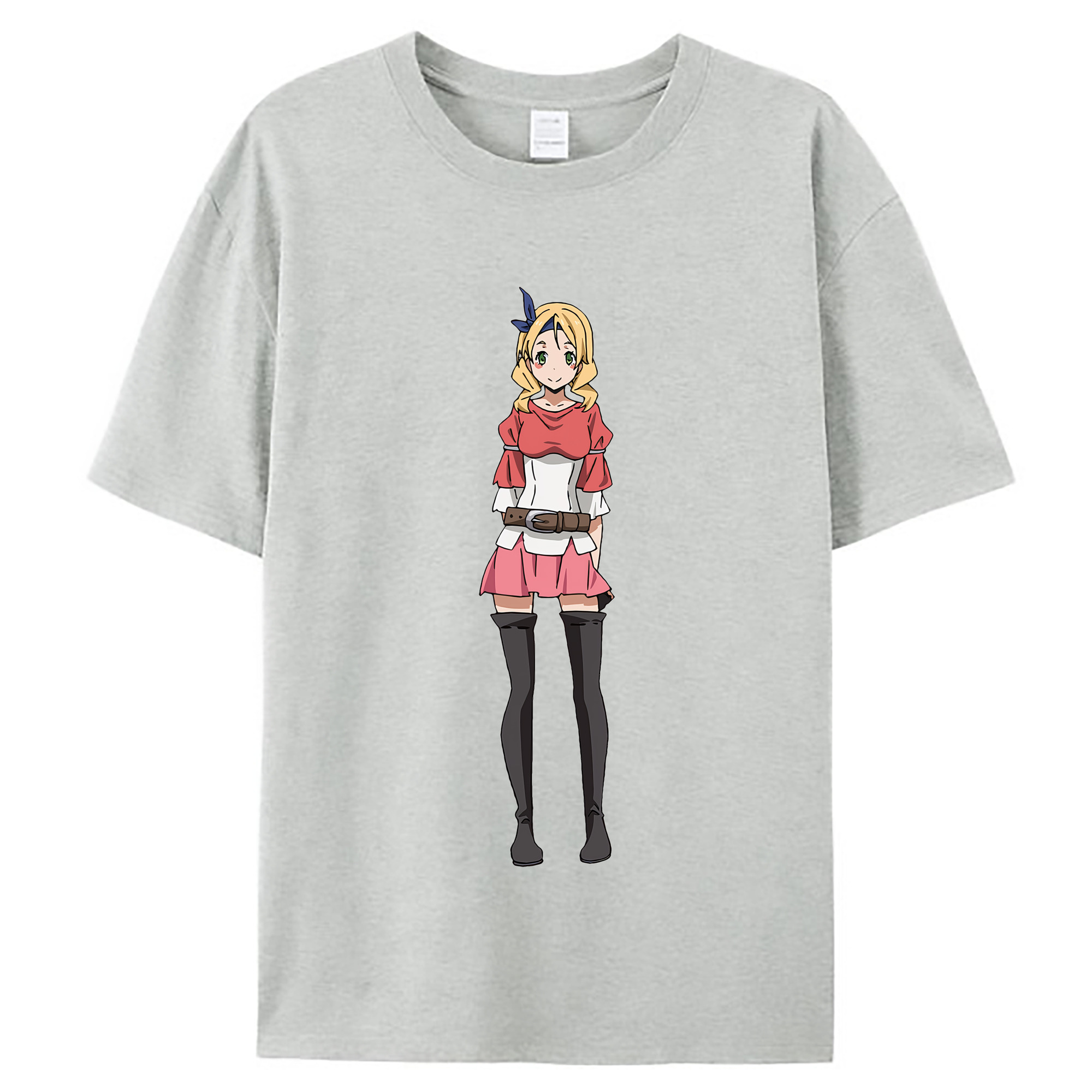 （画像用） 転スラ Regarding Reincarnated to Slime レディースカジュアルプリントTシャツ（綿100％）
