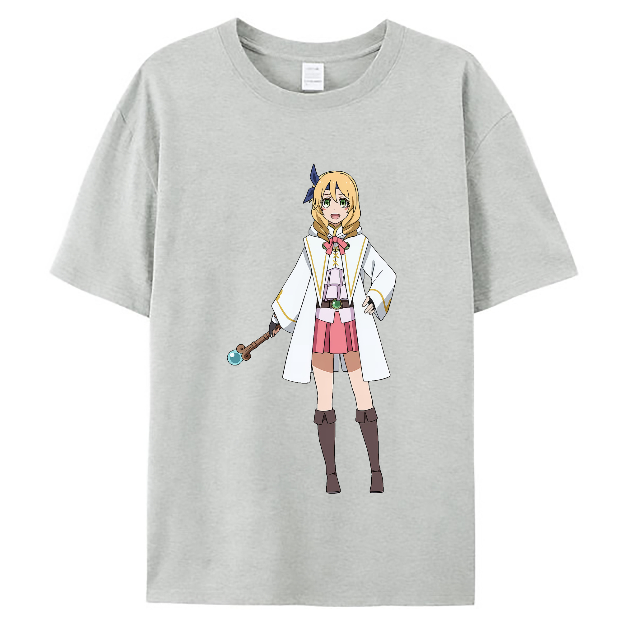 （画像用） 転スラ Regarding Reincarnated to Slime レディースカジュアルプリントTシャツ（綿100％）