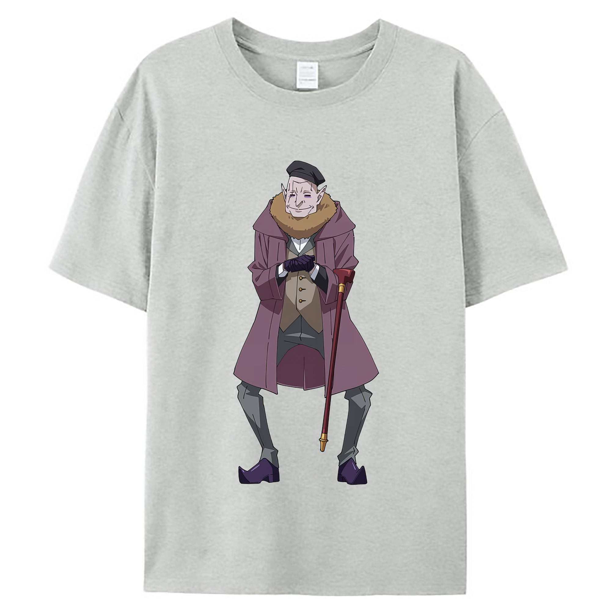 （画像用） 転スラ Regarding Reincarnated to Slime レディースカジュアルプリントTシャツ（綿100％）