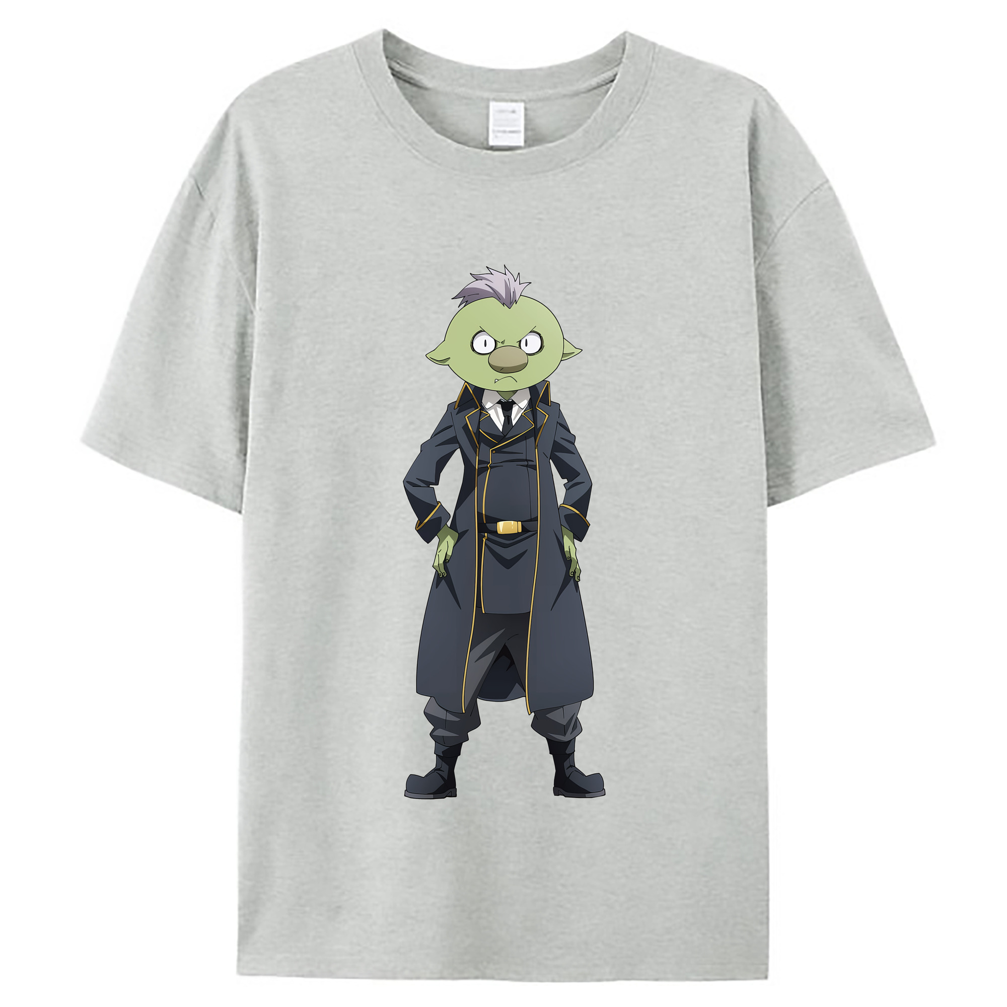 （画像用） 転スラ Regarding Reincarnated to Slime レディースカジュアルプリントTシャツ（綿100％）
