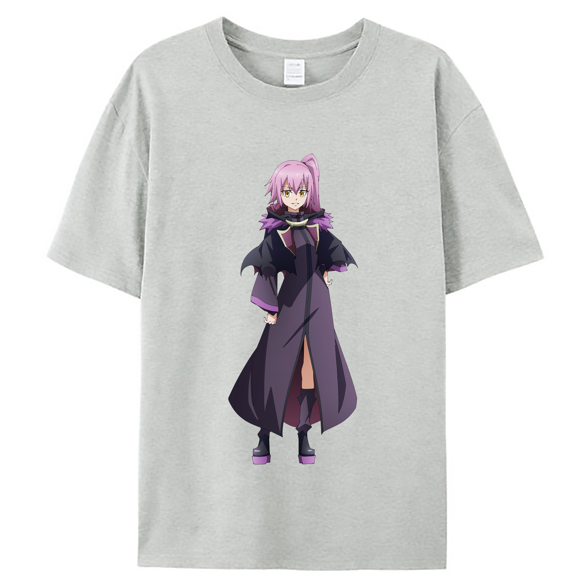 （画像用） 転スラ Regarding Reincarnated to Slime レディースカジュアルプリントTシャツ（綿100％）