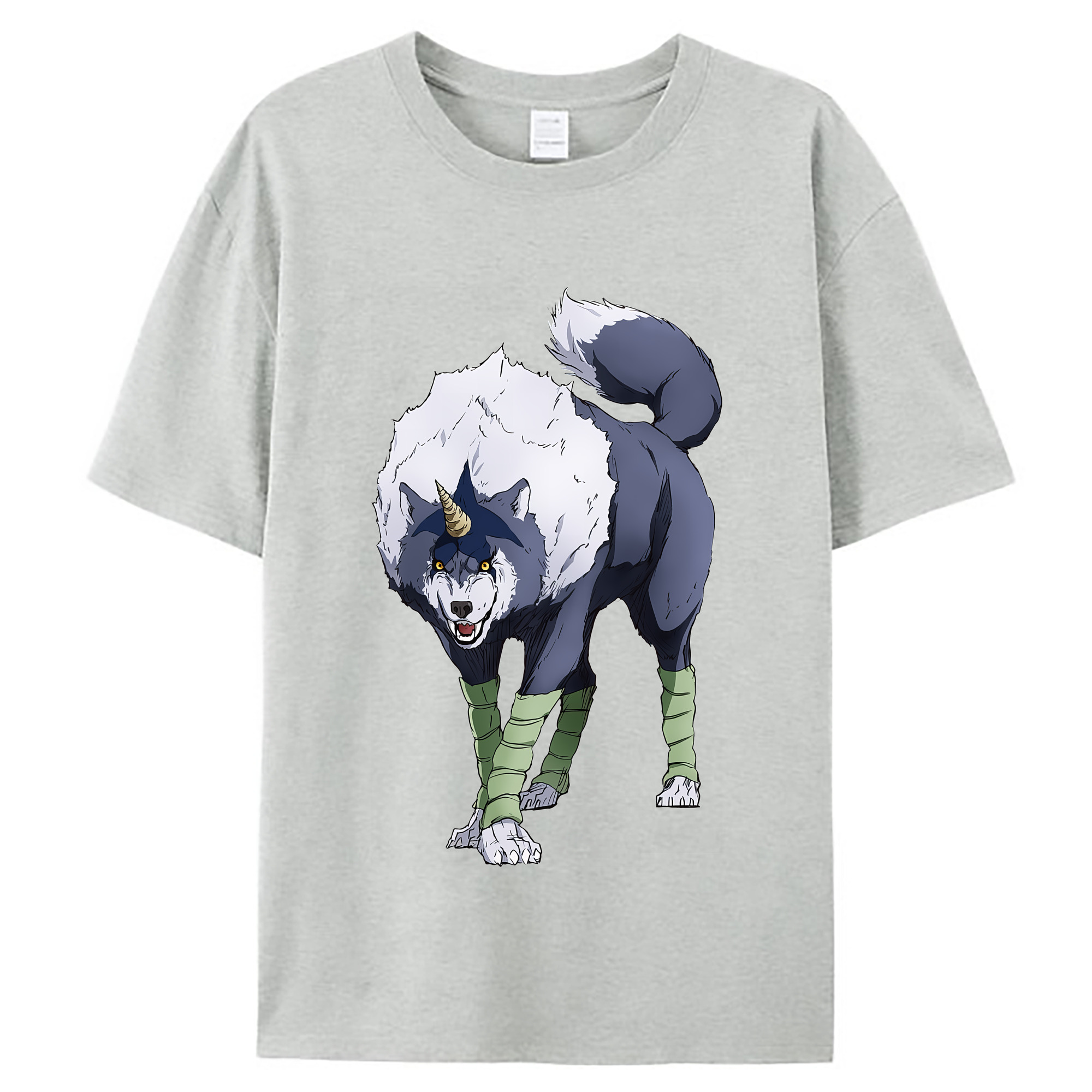 （画像用） 転スラ Regarding Reincarnated to Slime レディースカジュアルプリントTシャツ（綿100％）