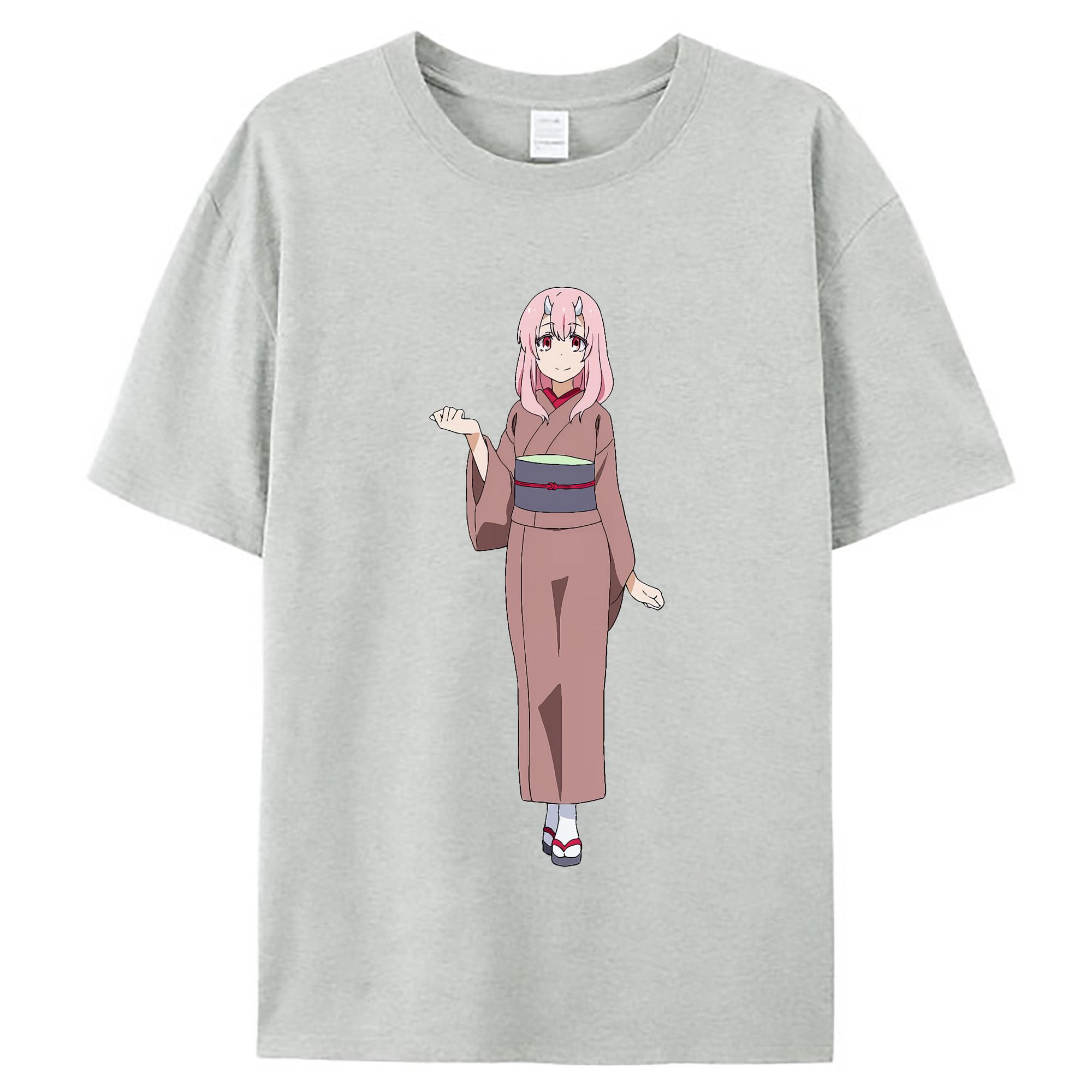 （画像用） 転スラ Regarding Reincarnated to Slime レディースカジュアルプリントTシャツ（綿100％）