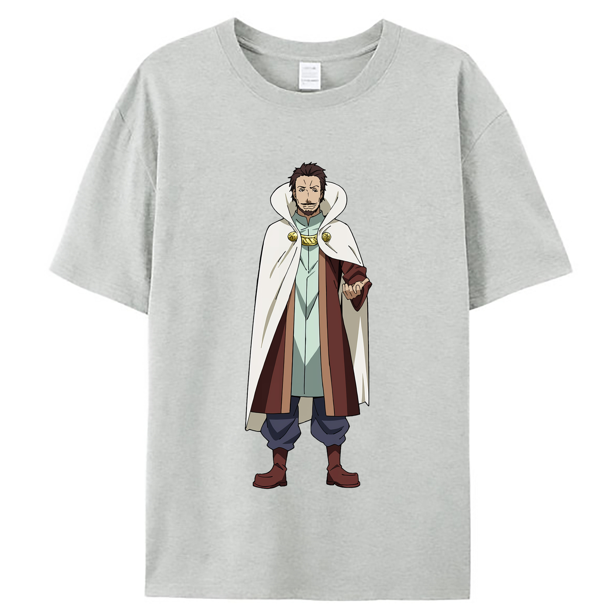 （画像用） 転スラ Regarding Reincarnated to Slime レディースカジュアルプリントTシャツ（綿100％）