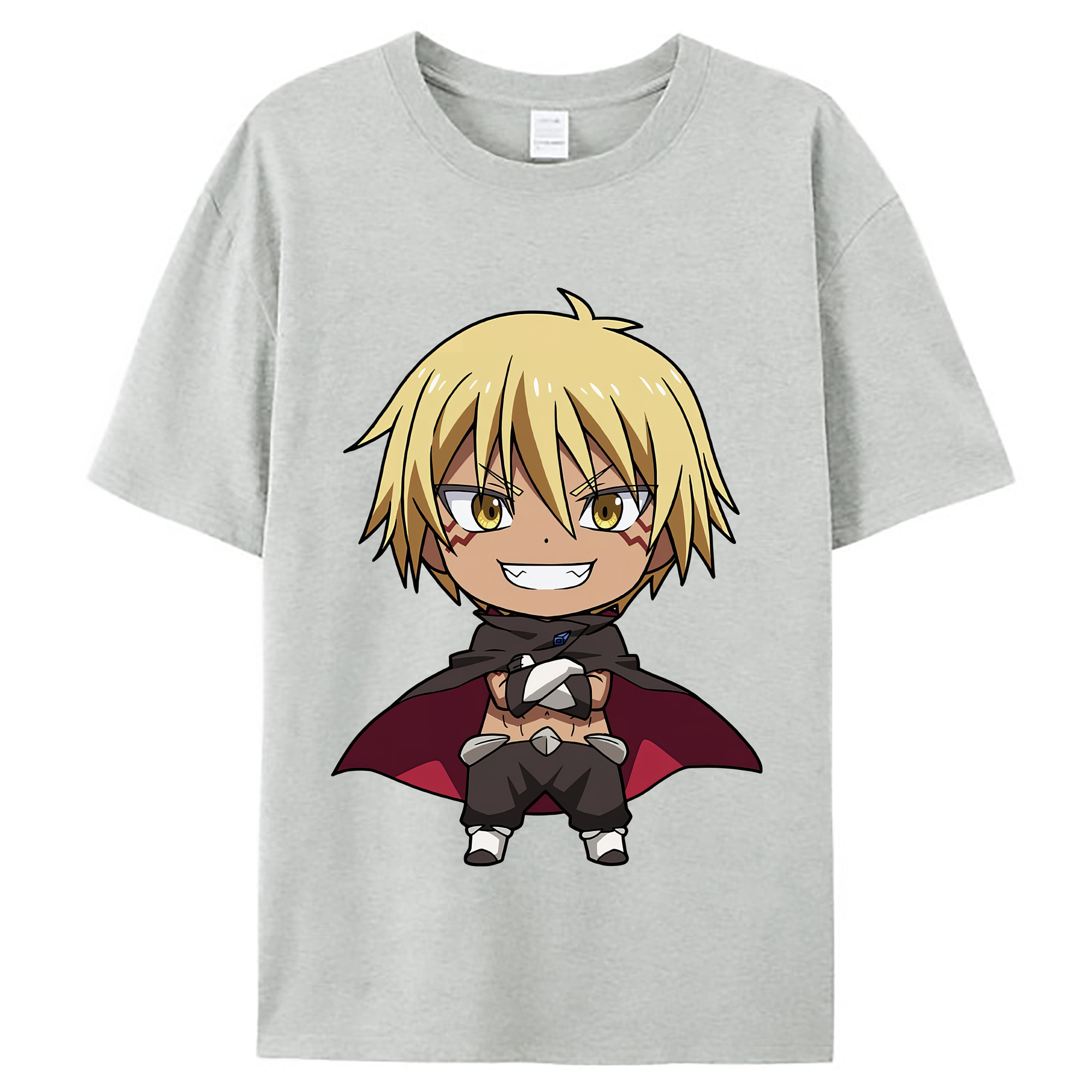 （画像用） 転スラ Regarding Reincarnated to Slime レディースカジュアルプリントTシャツ（綿100％）