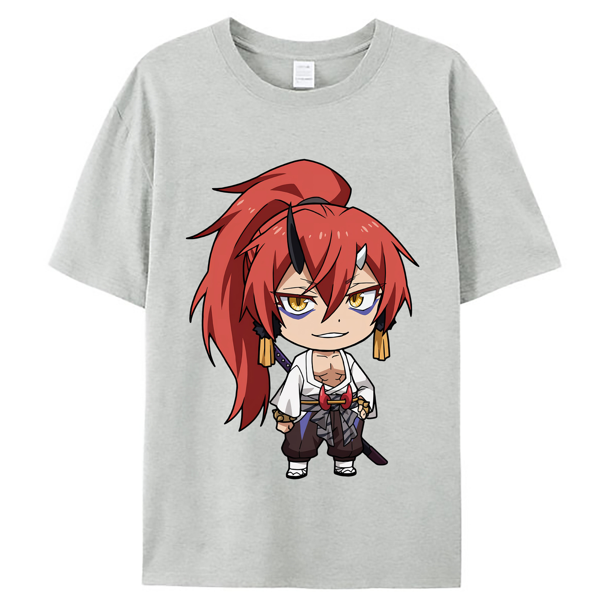 （画像用） 転スラ Regarding Reincarnated to Slime レディースカジュアルプリントTシャツ（綿100％）