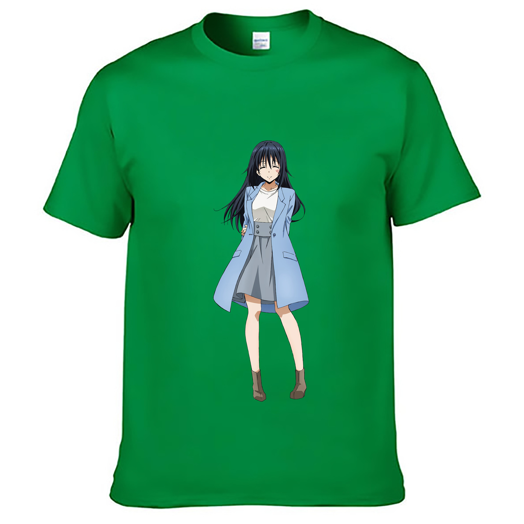 （画像用） 転スラ Regarding Reincarnated to Slime レディースカジュアルプリントTシャツ（綿100％）