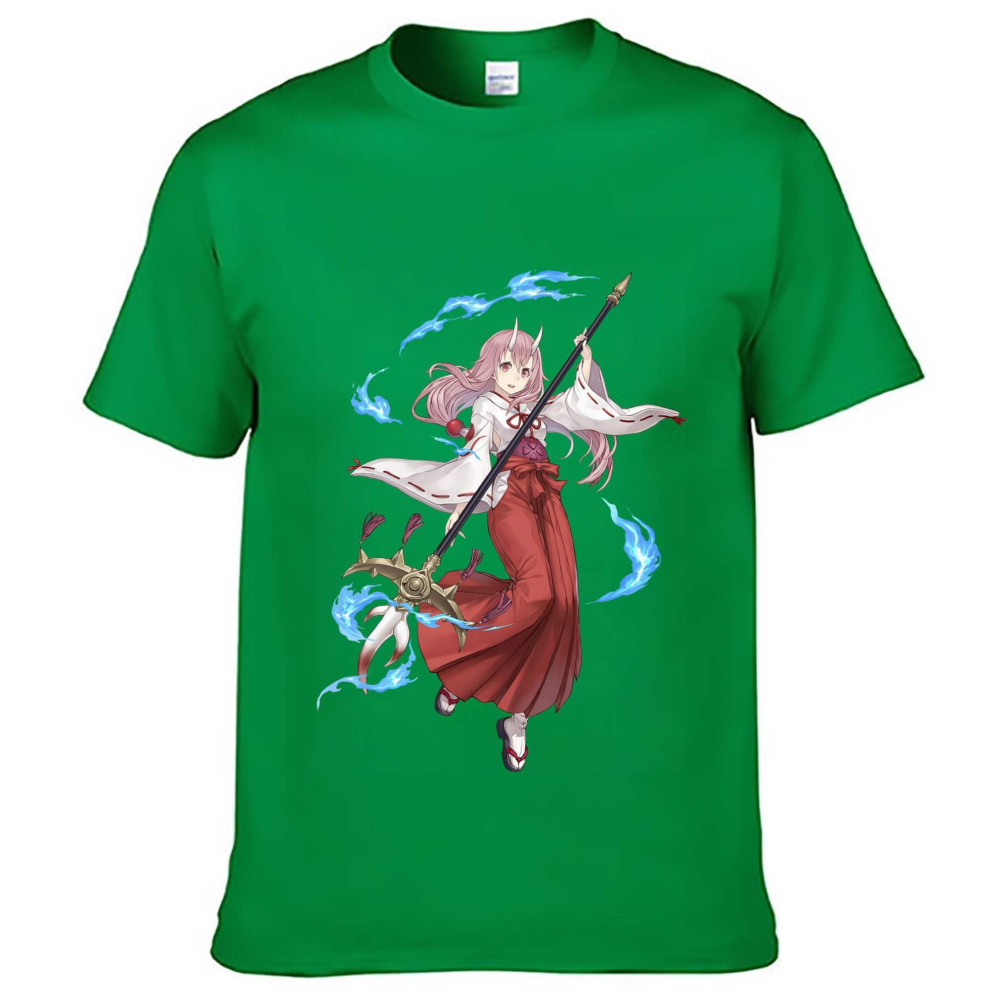 （画像用） 転スラ Regarding Reincarnated to Slime レディースカジュアルプリントTシャツ（綿100％）