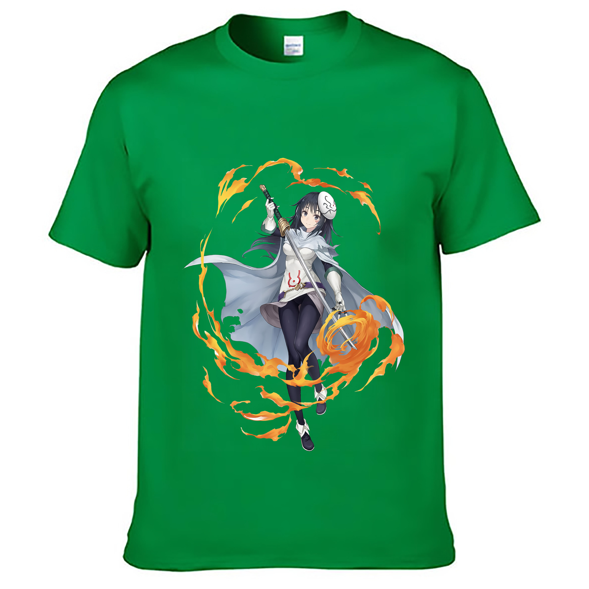 （画像用） 転スラ Regarding Reincarnated to Slime レディースカジュアルプリントTシャツ（綿100％）