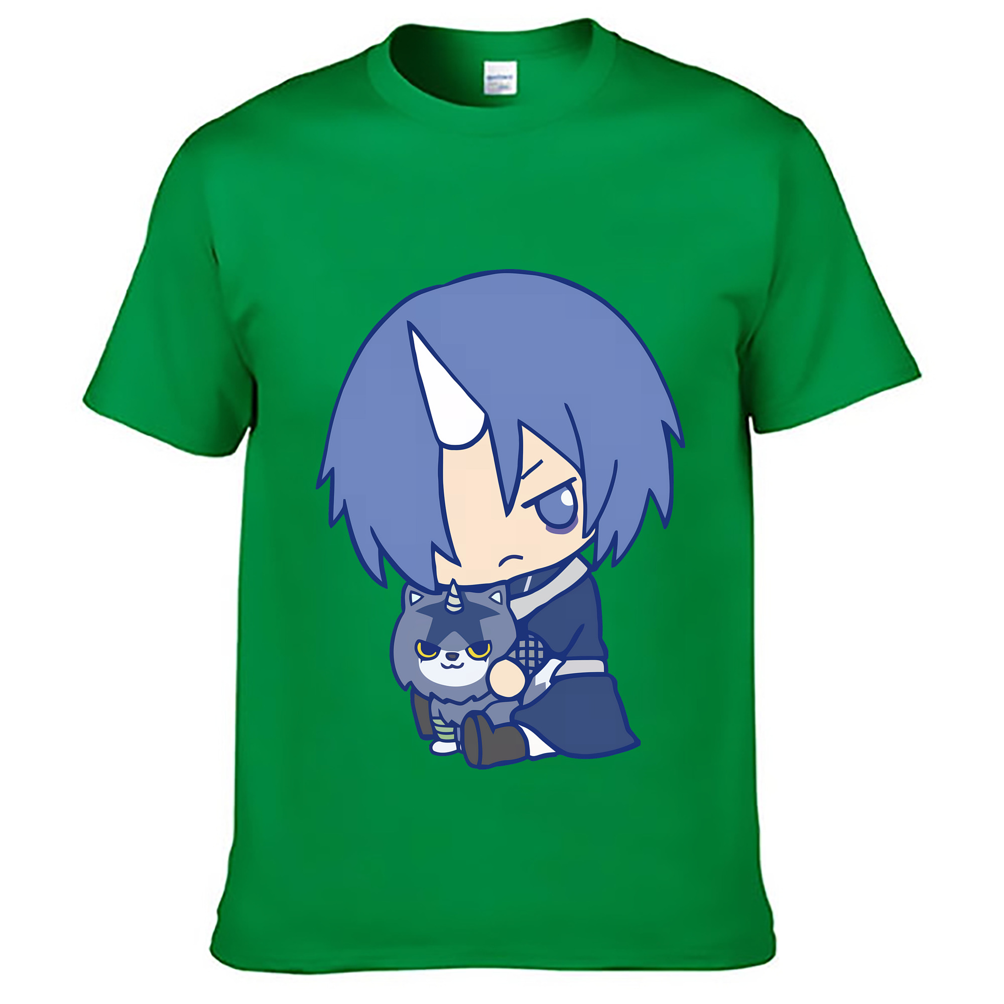 （画像用） 転スラ Regarding Reincarnated to Slime レディースカジュアルプリントTシャツ（綿100％）