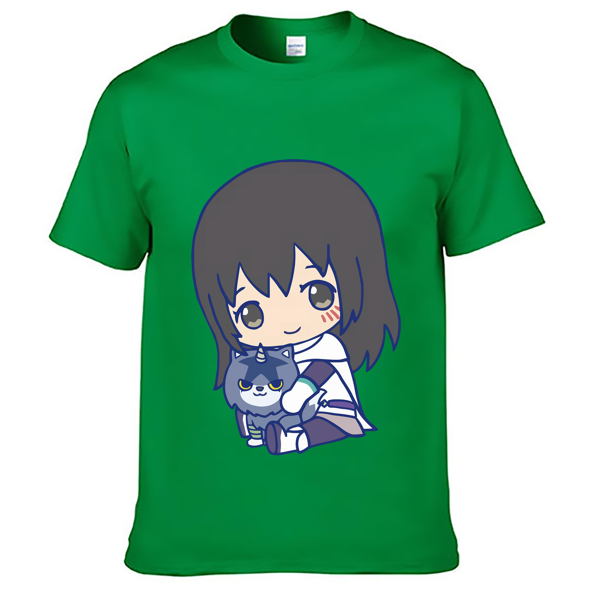 （画像用） 転スラ Regarding Reincarnated to Slime レディースカジュアルプリントTシャツ（綿100％）