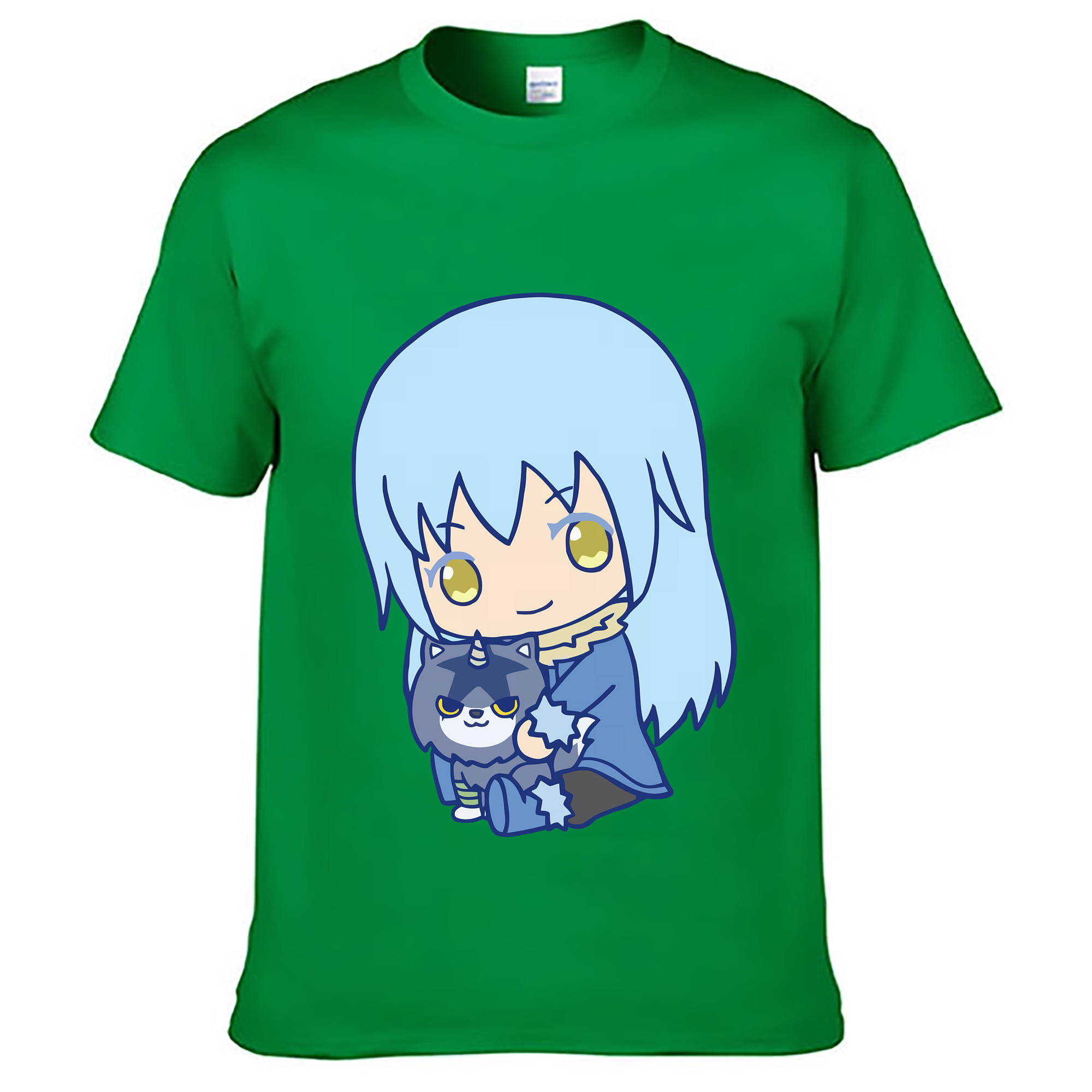 （画像用） 転スラ Regarding Reincarnated to Slime レディースカジュアルプリントTシャツ（綿100％）