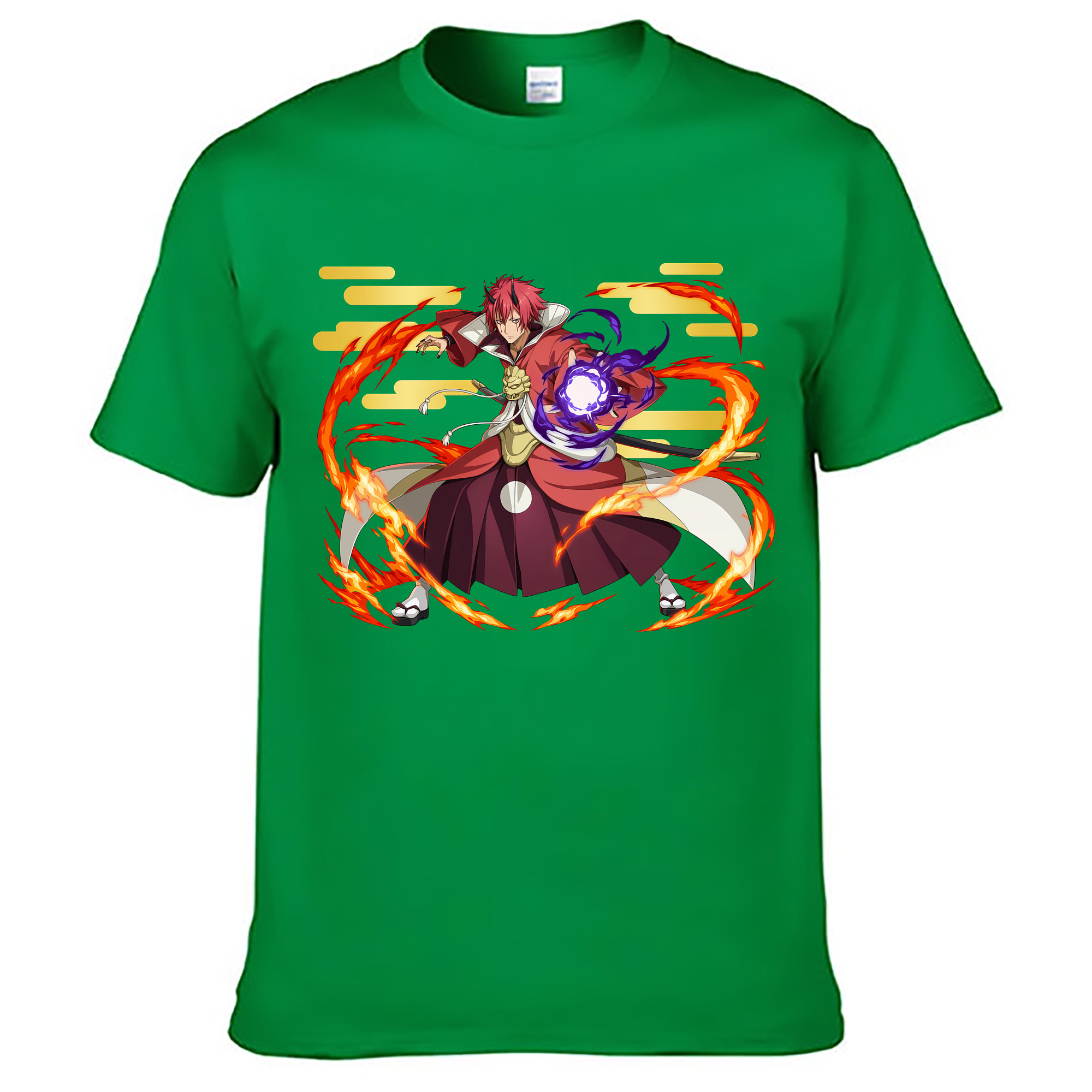 （画像用） 転スラ Regarding Reincarnated to Slime レディースカジュアルプリントTシャツ（綿100％）