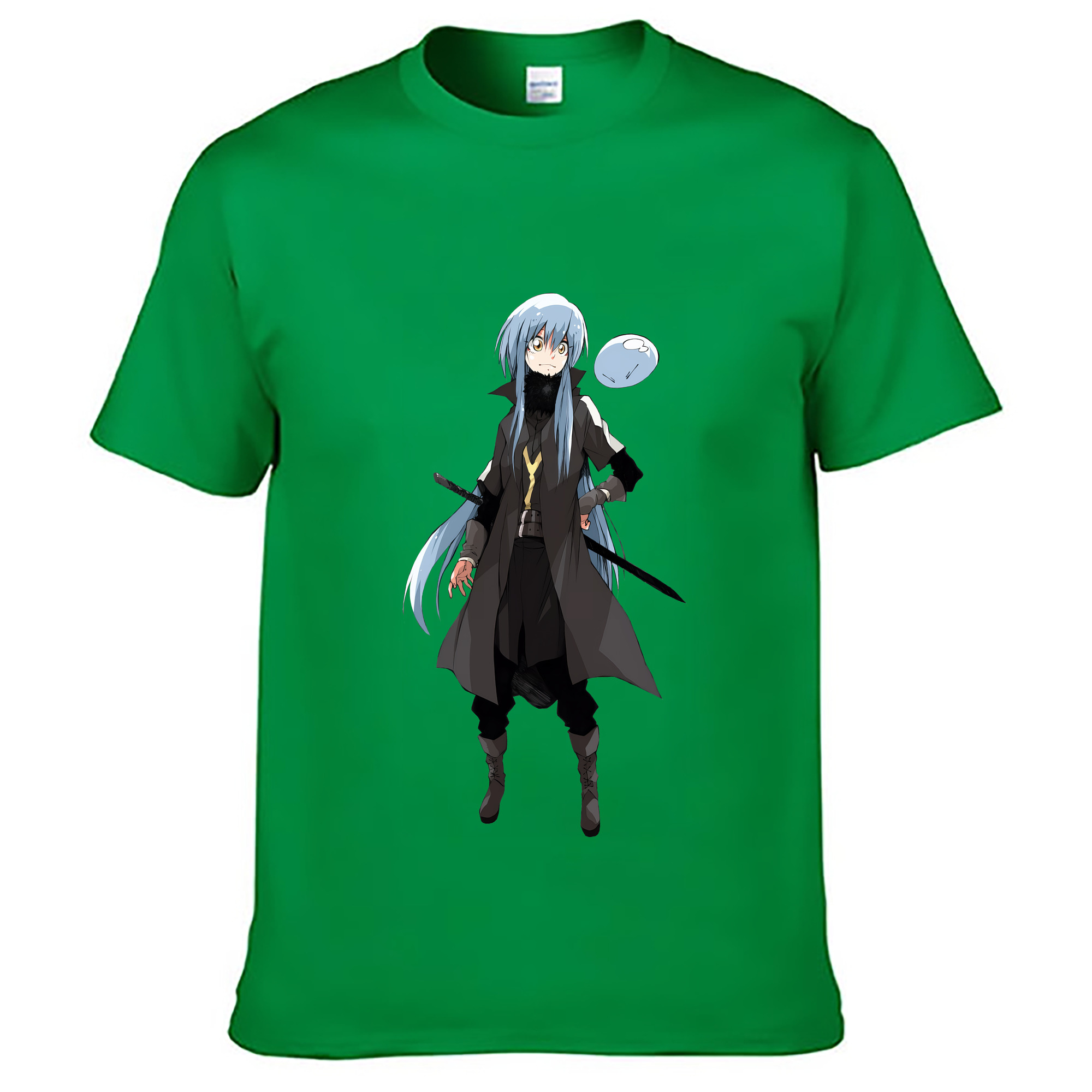 （画像用） 転スラ Regarding Reincarnated to Slime レディースカジュアルプリントTシャツ（綿100％）