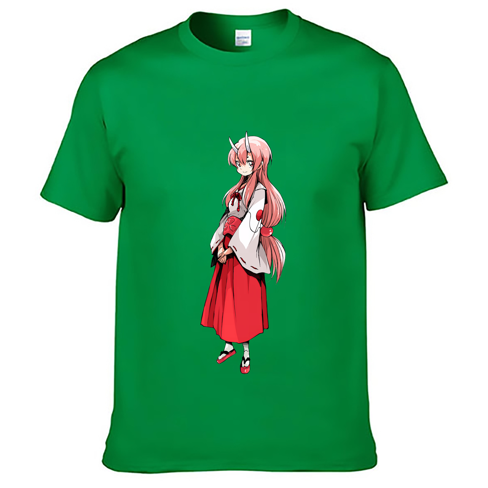 （画像用） 転スラ Regarding Reincarnated to Slime レディースカジュアルプリントTシャツ（綿100％）