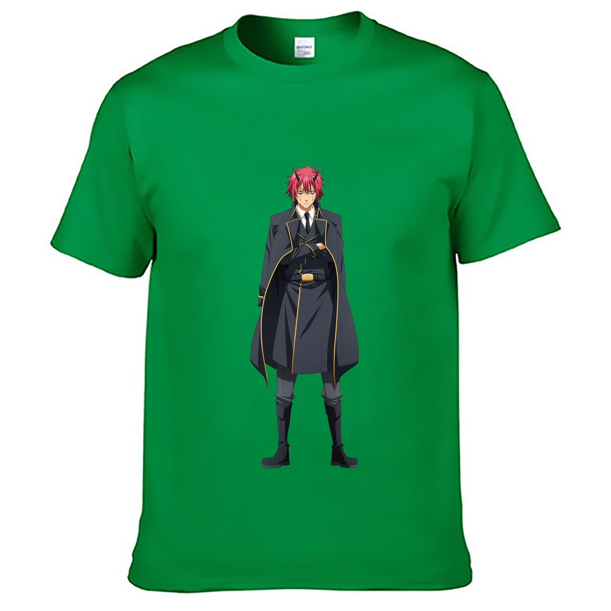 （画像用） 転スラ Regarding Reincarnated to Slime レディースカジュアルプリントTシャツ（綿100％）