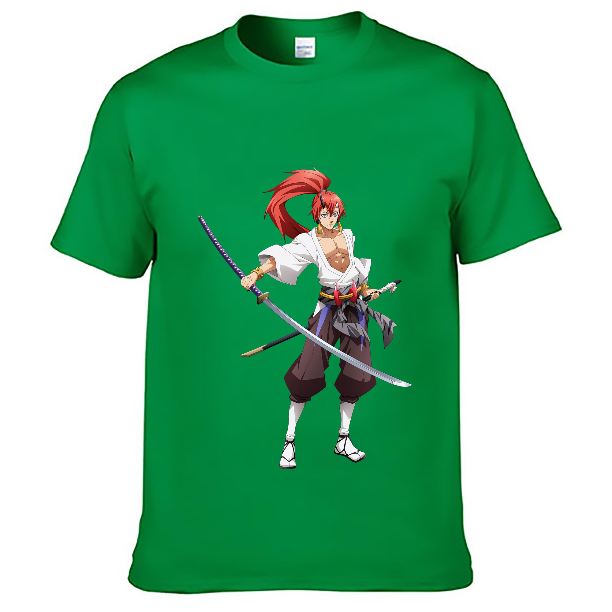 （画像用） 転スラ Regarding Reincarnated to Slime レディースカジュアルプリントTシャツ（綿100％）