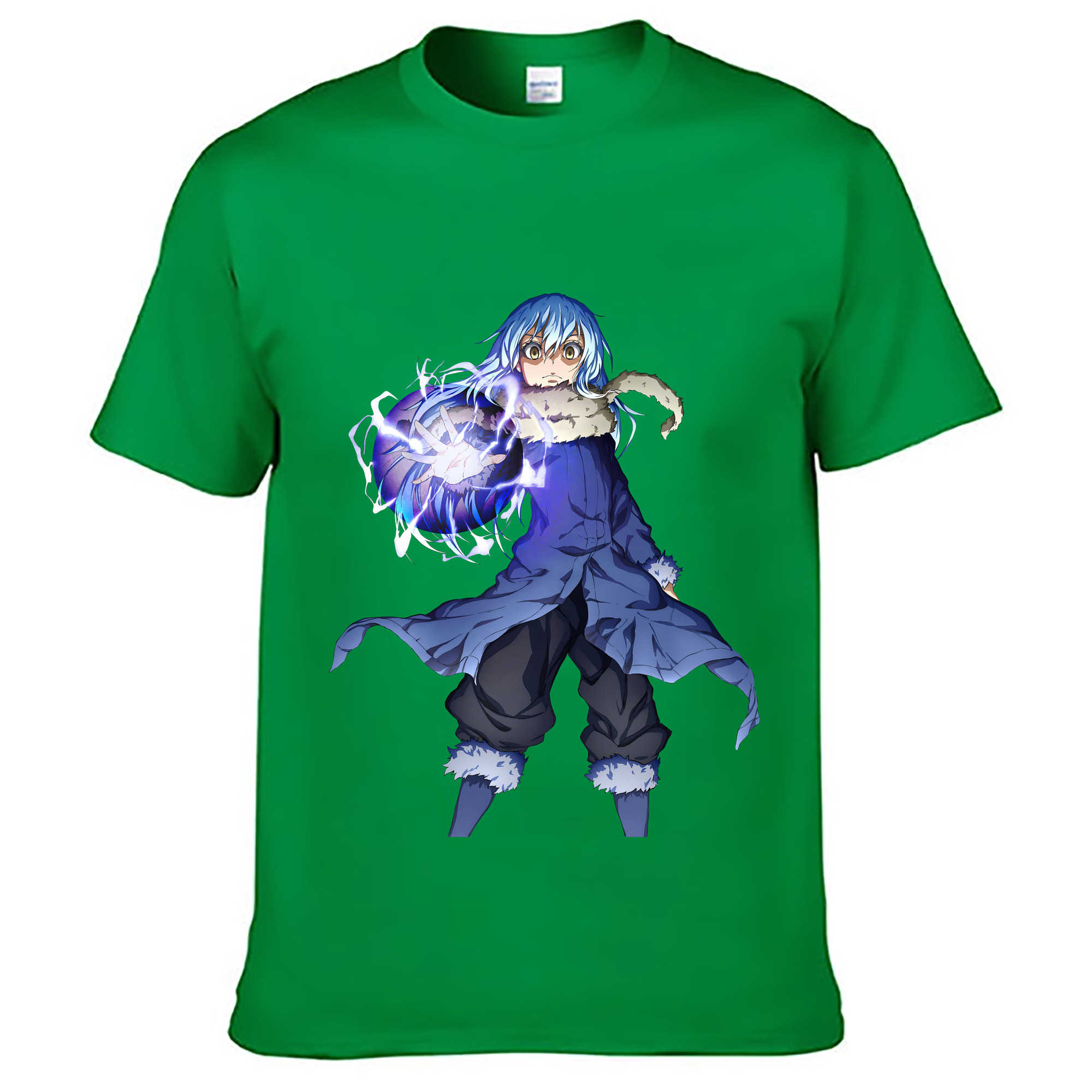 （画像用） 転スラ Regarding Reincarnated to Slime レディースカジュアルプリントTシャツ（綿100％）
