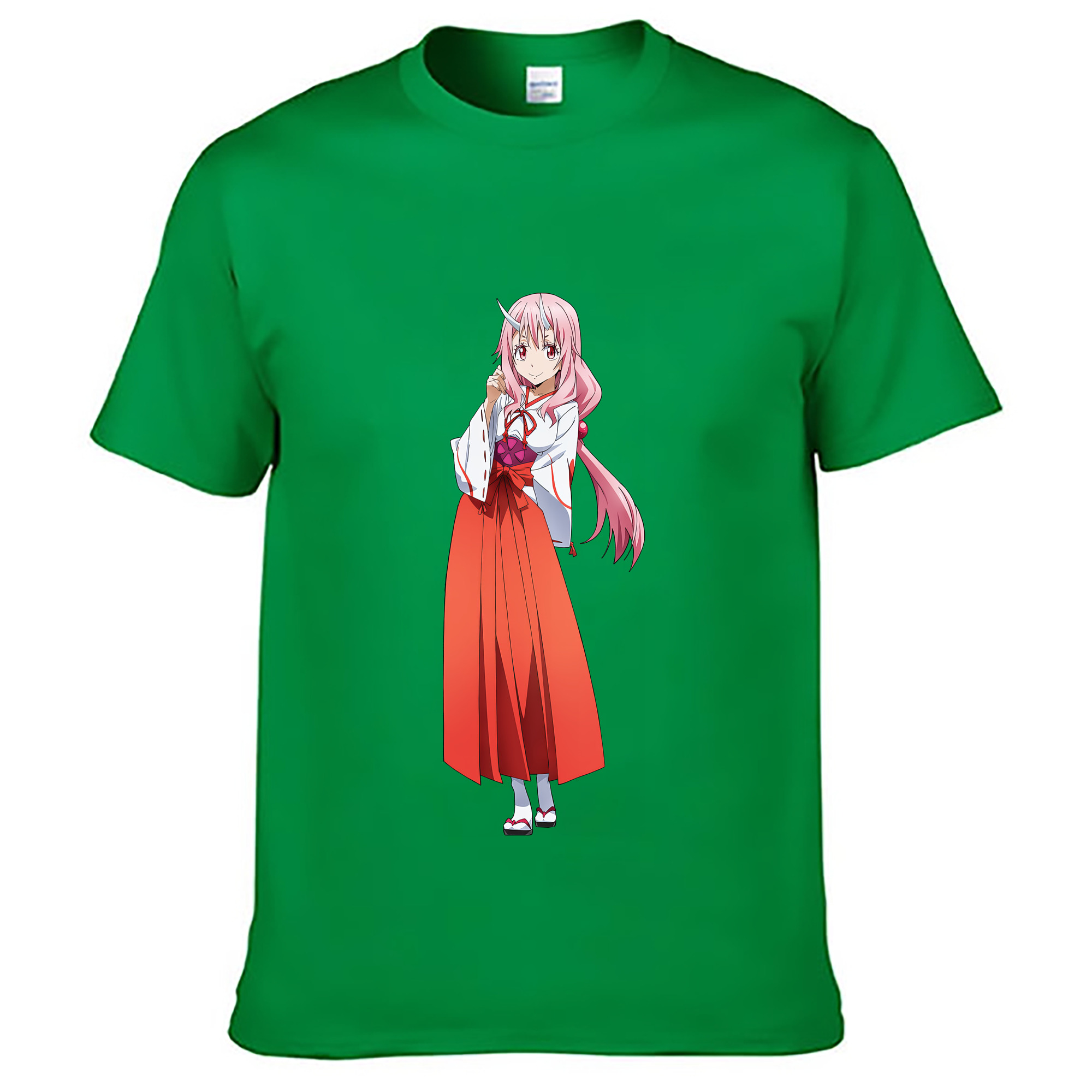 （画像用） 転スラ Regarding Reincarnated to Slime レディースカジュアルプリントTシャツ（綿100％）