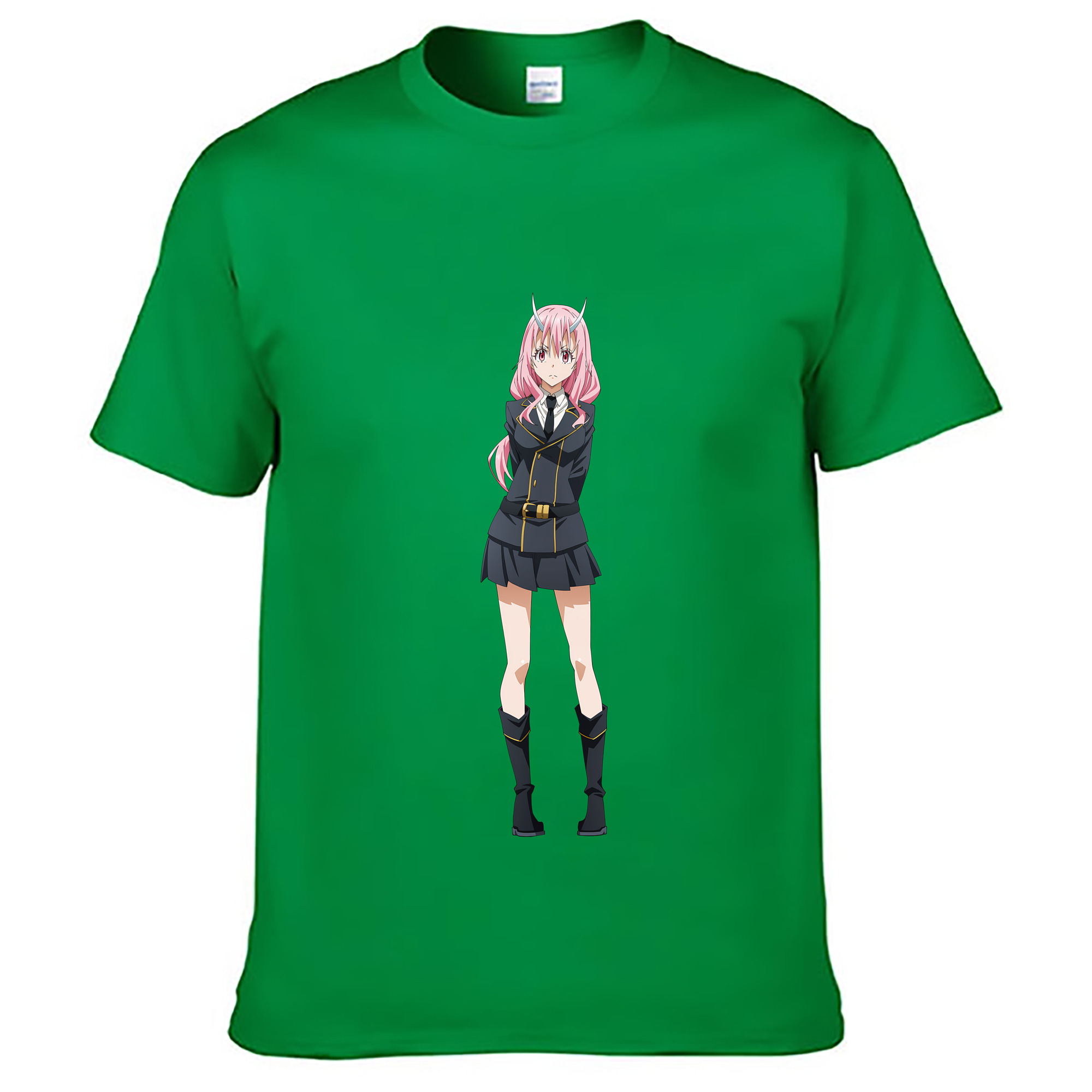 （画像用） 転スラ Regarding Reincarnated to Slime レディースカジュアルプリントTシャツ（綿100％）