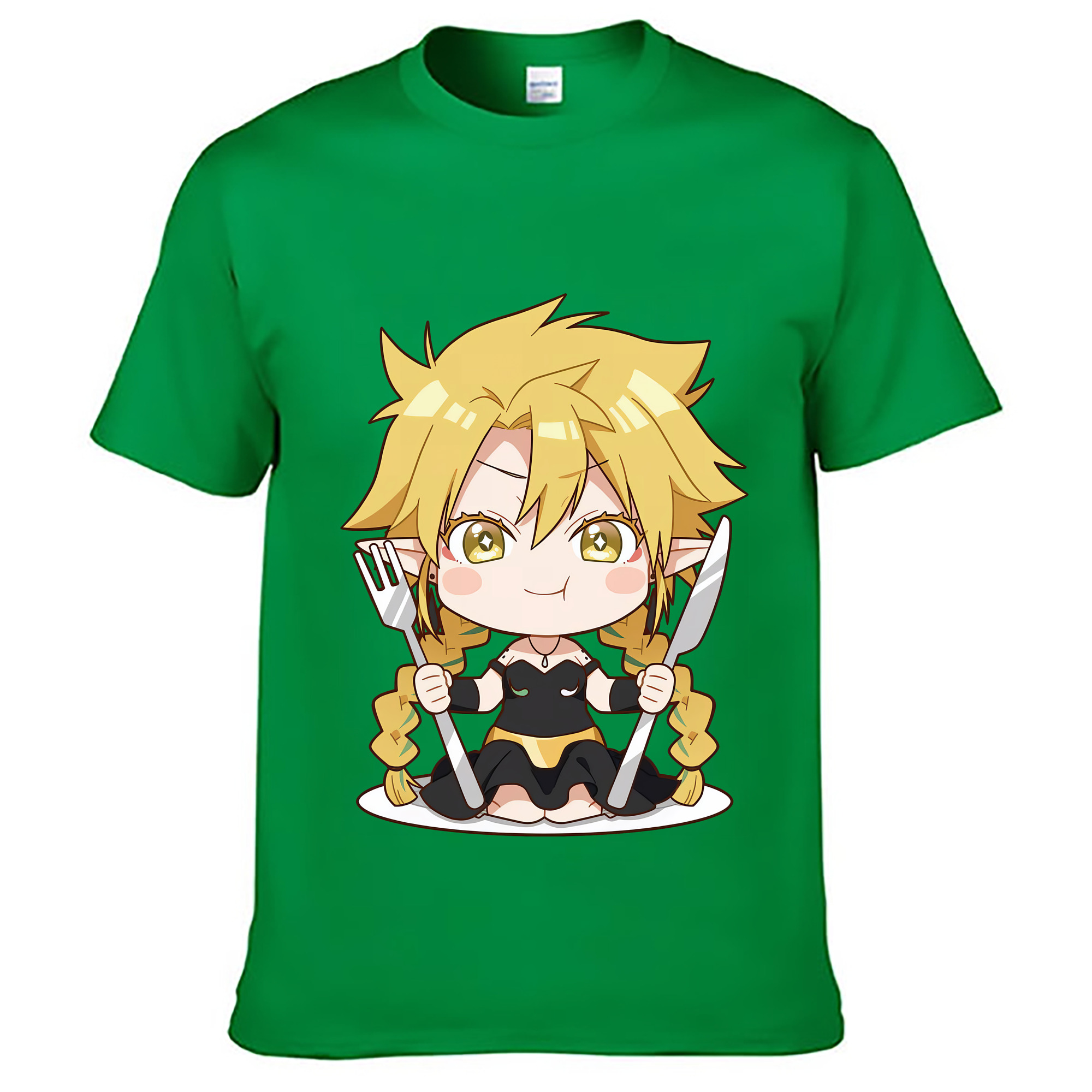 （画像用） 転スラ Regarding Reincarnated to Slime レディースカジュアルプリントTシャツ（綿100％）
