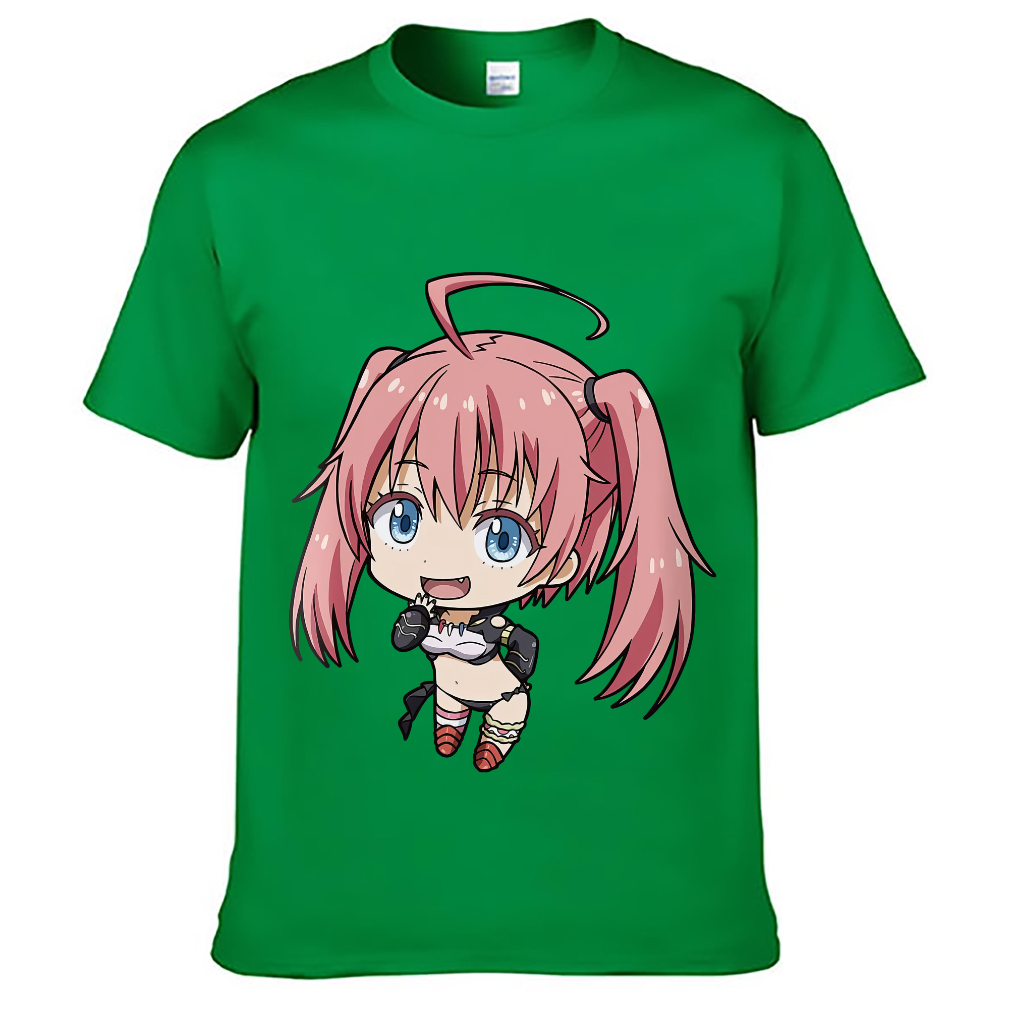 （画像用） 転スラ Regarding Reincarnated to Slime レディースカジュアルプリントTシャツ（綿100％）