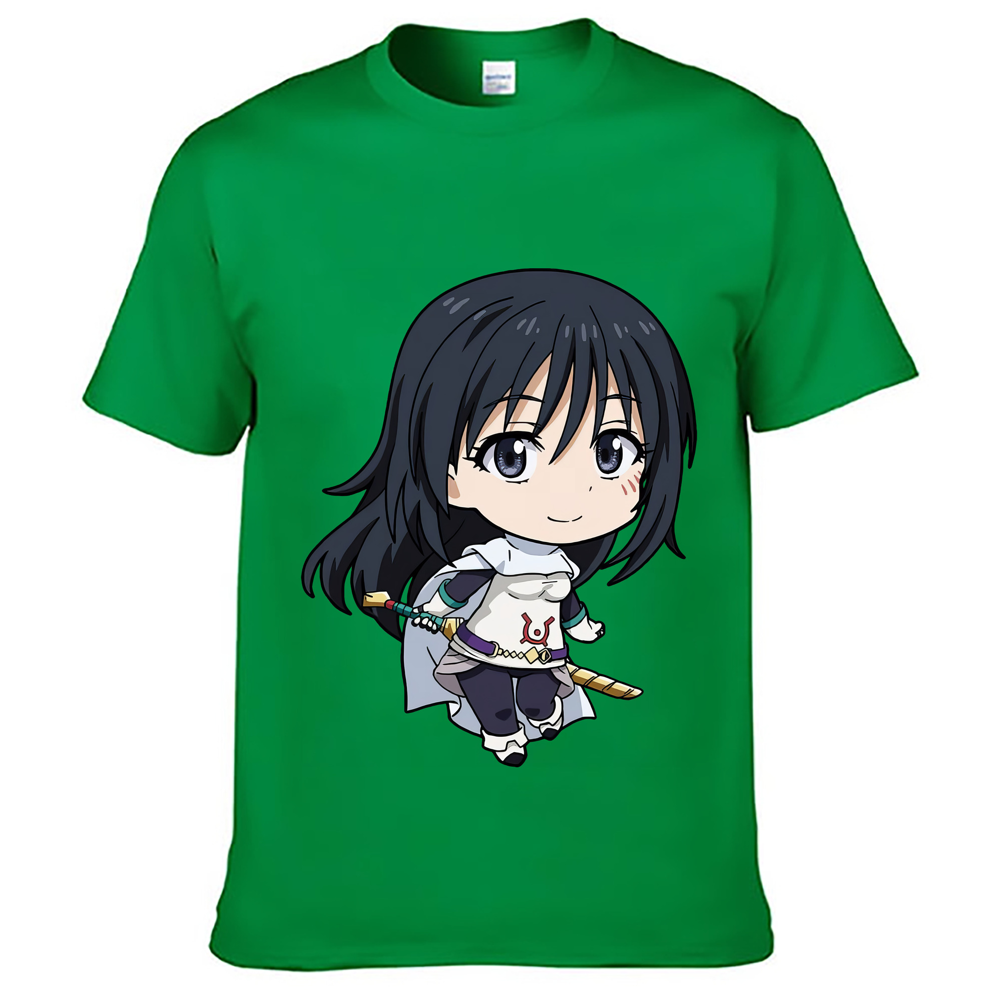 （画像用） 転スラ Regarding Reincarnated to Slime レディースカジュアルプリントTシャツ（綿100％）