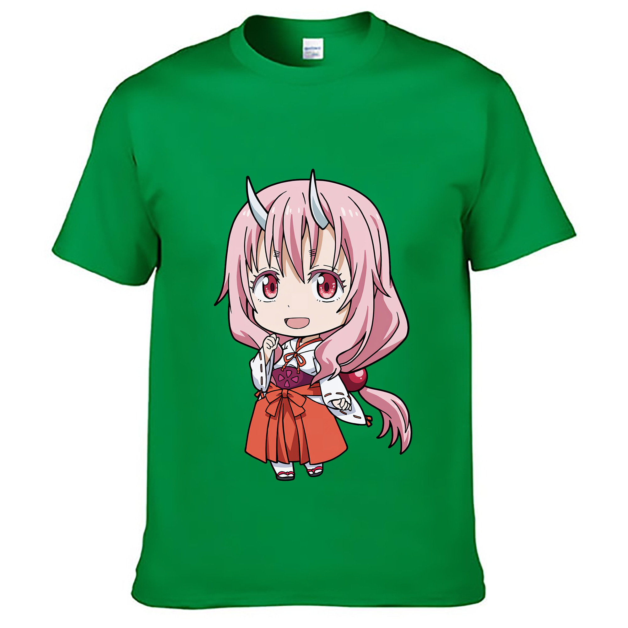 （画像用） 転スラ Regarding Reincarnated to Slime レディースカジュアルプリントTシャツ（綿100％）
