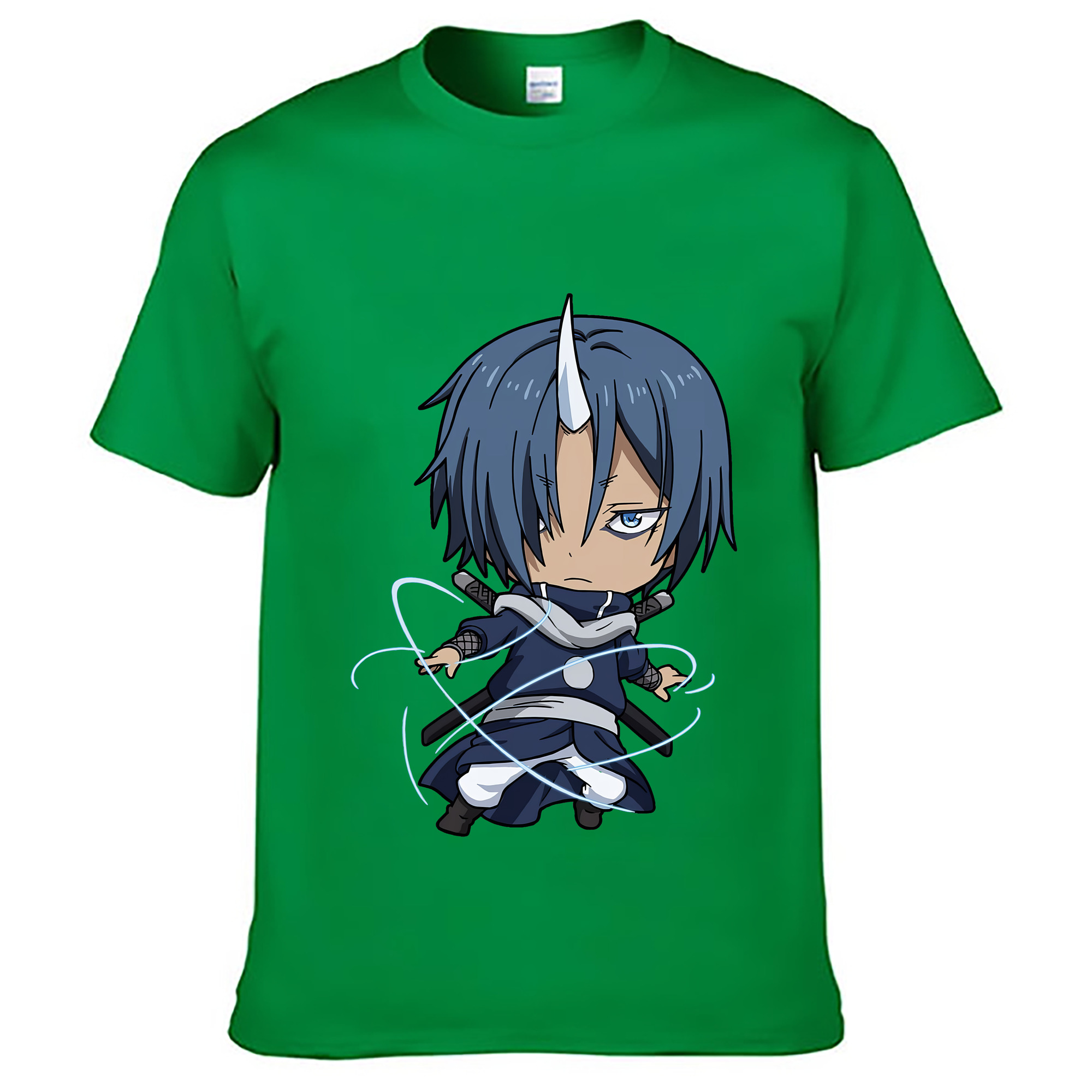 （画像用） 転スラ Regarding Reincarnated to Slime レディースカジュアルプリントTシャツ（綿100％）
