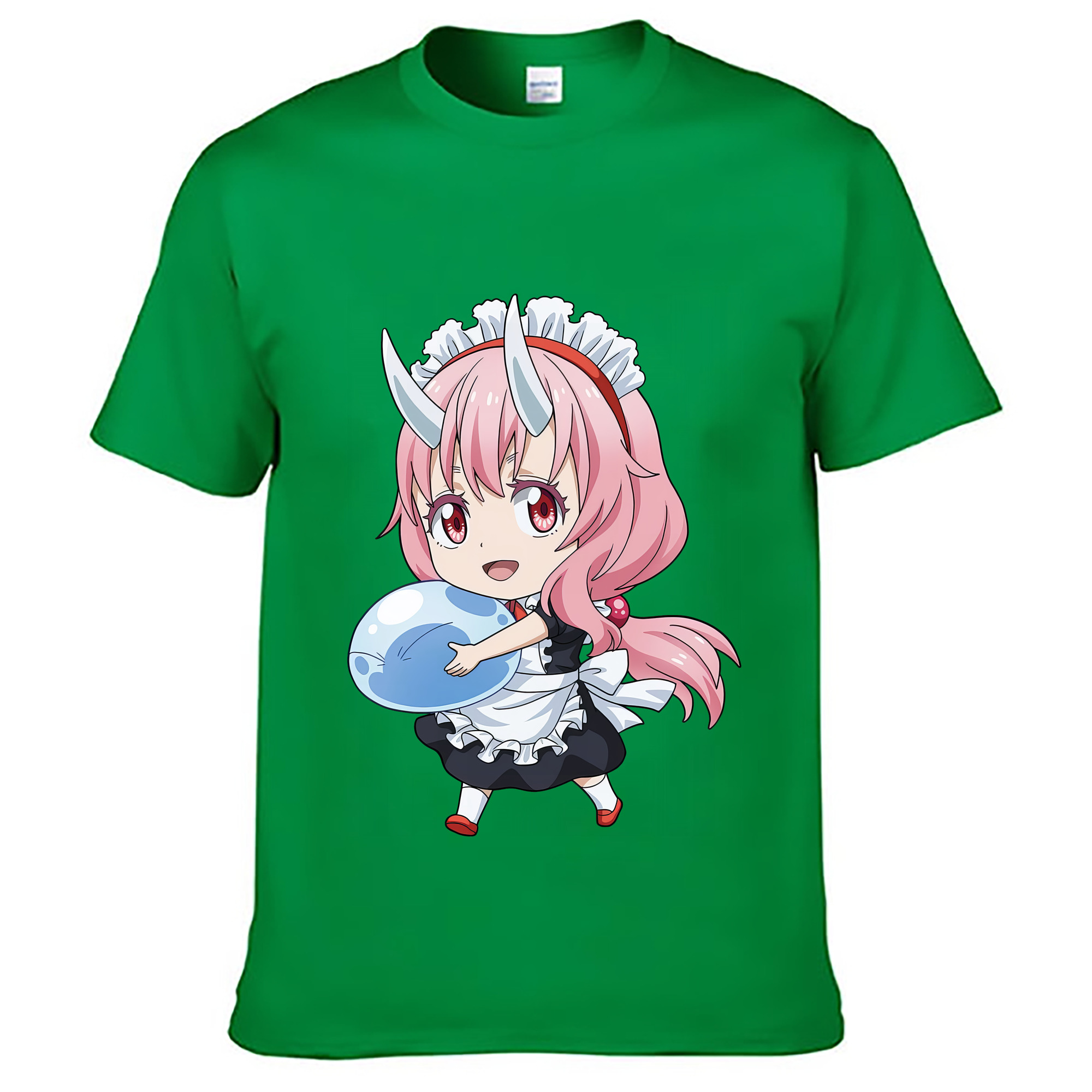 （画像用） 転スラ Regarding Reincarnated to Slime レディースカジュアルプリントTシャツ（綿100％）