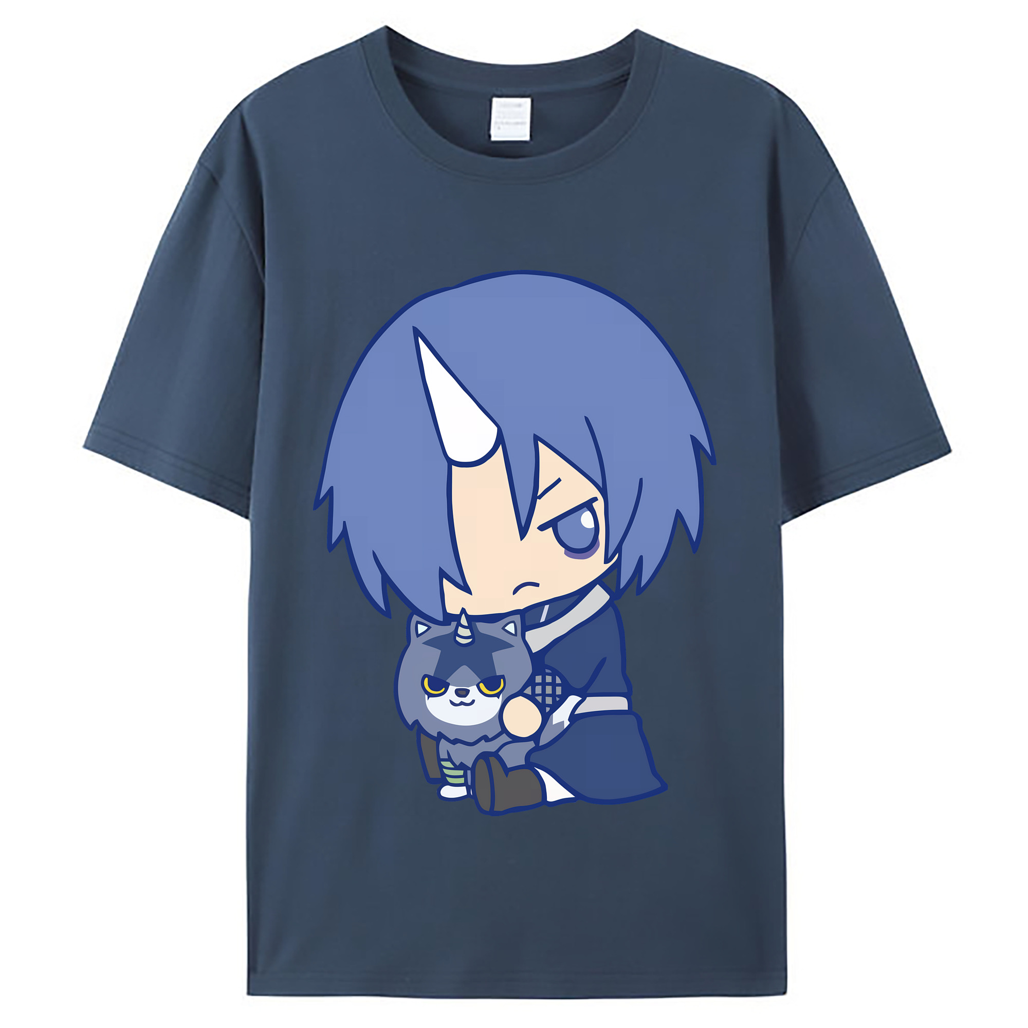 （画像用） 転スラ Regarding Reincarnated to Slime レディースカジュアルプリントTシャツ（綿100％）