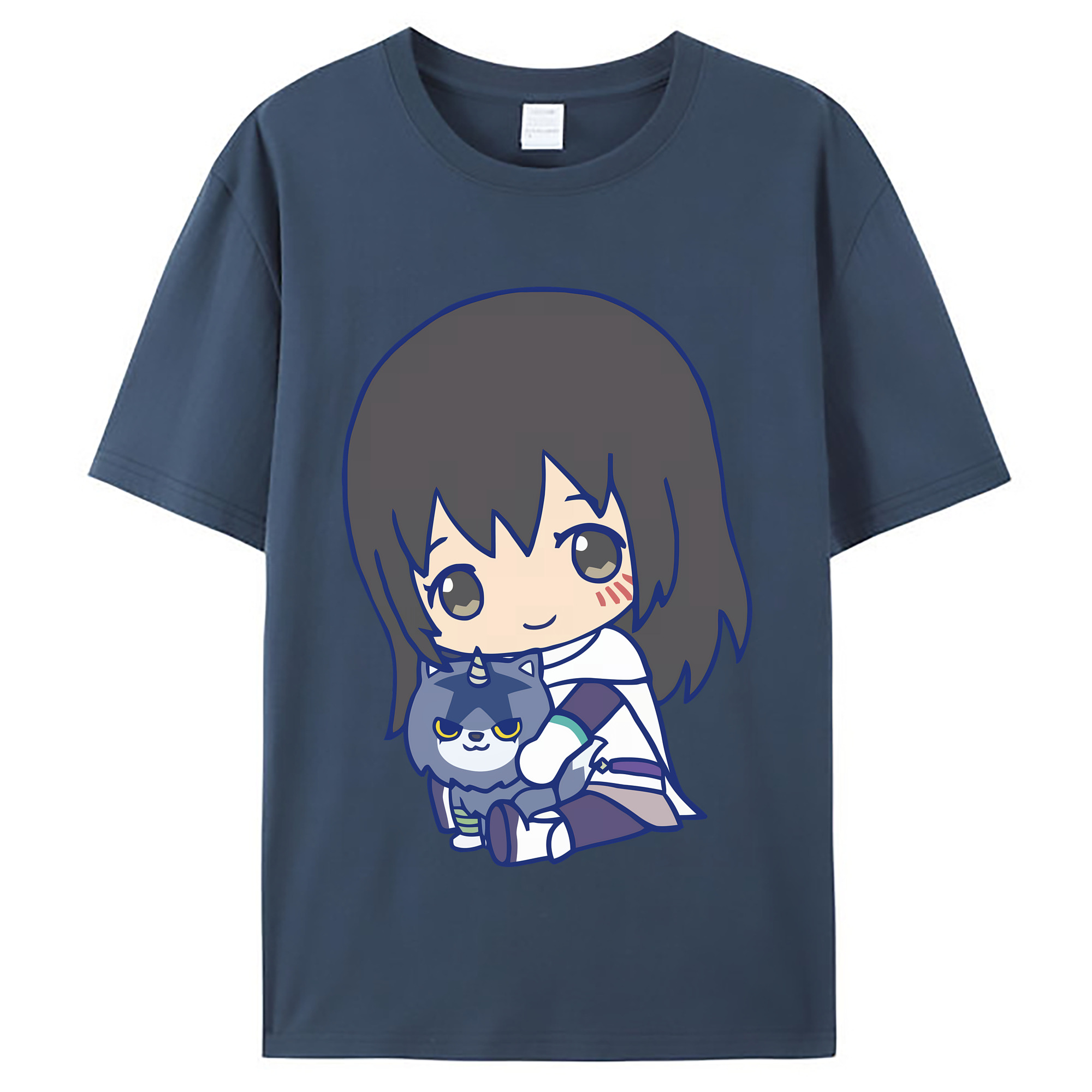 （画像用） 転スラ Regarding Reincarnated to Slime レディースカジュアルプリントTシャツ（綿100％）