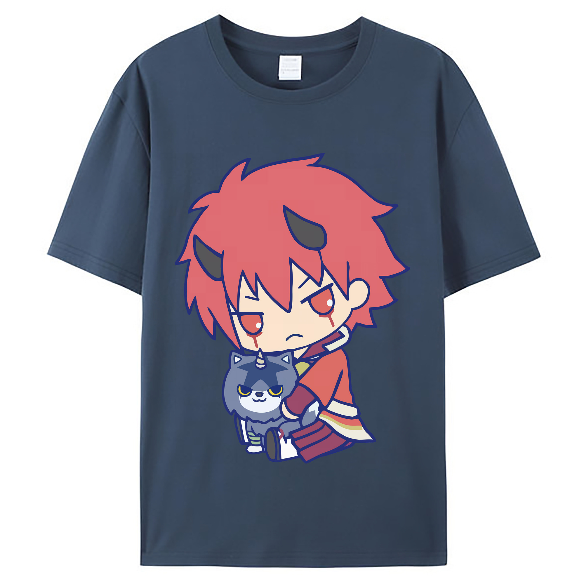（画像用） 転スラ Regarding Reincarnated to Slime レディースカジュアルプリントTシャツ（綿100％）