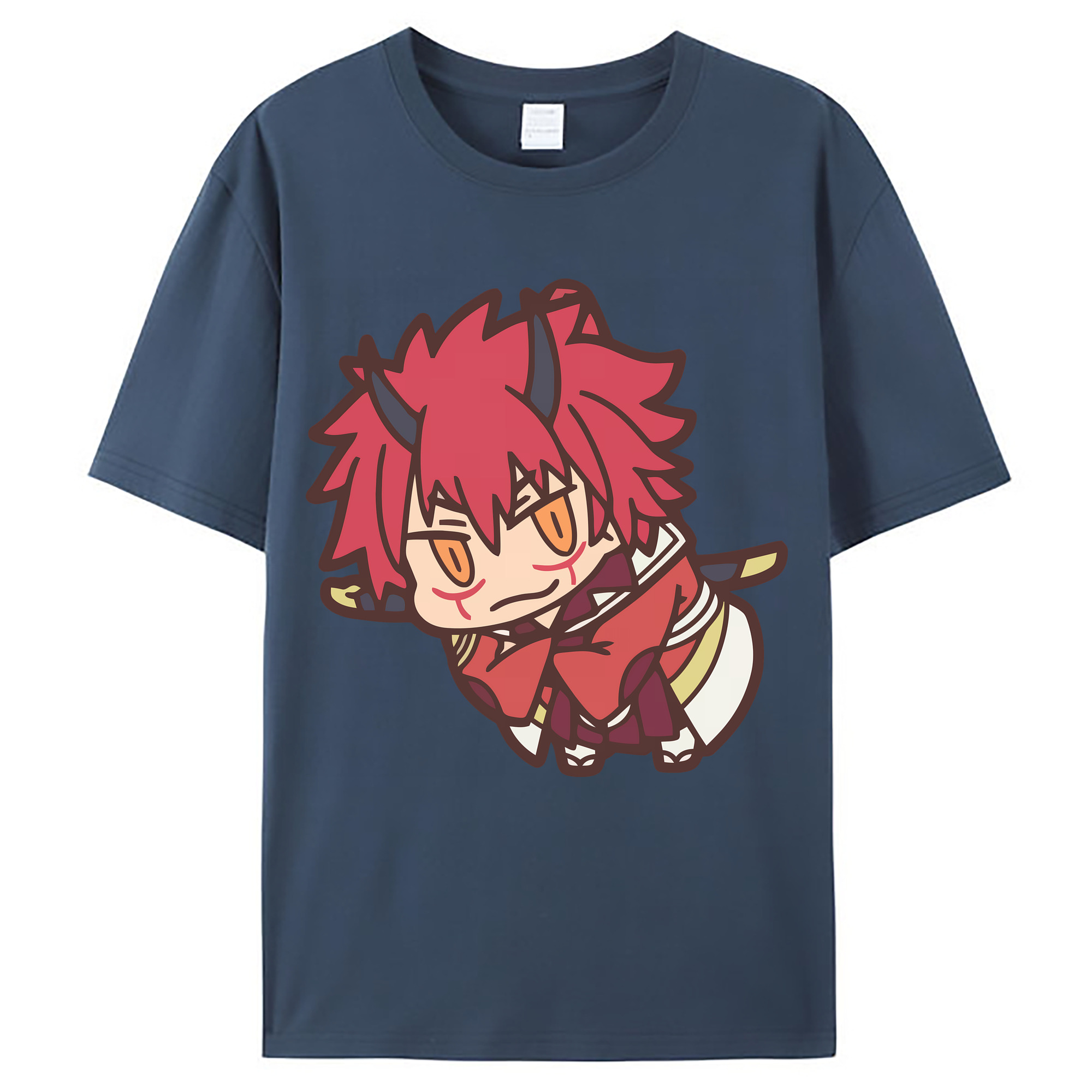（画像用） 転スラ Regarding Reincarnated to Slime レディースカジュアルプリントTシャツ（綿100％）