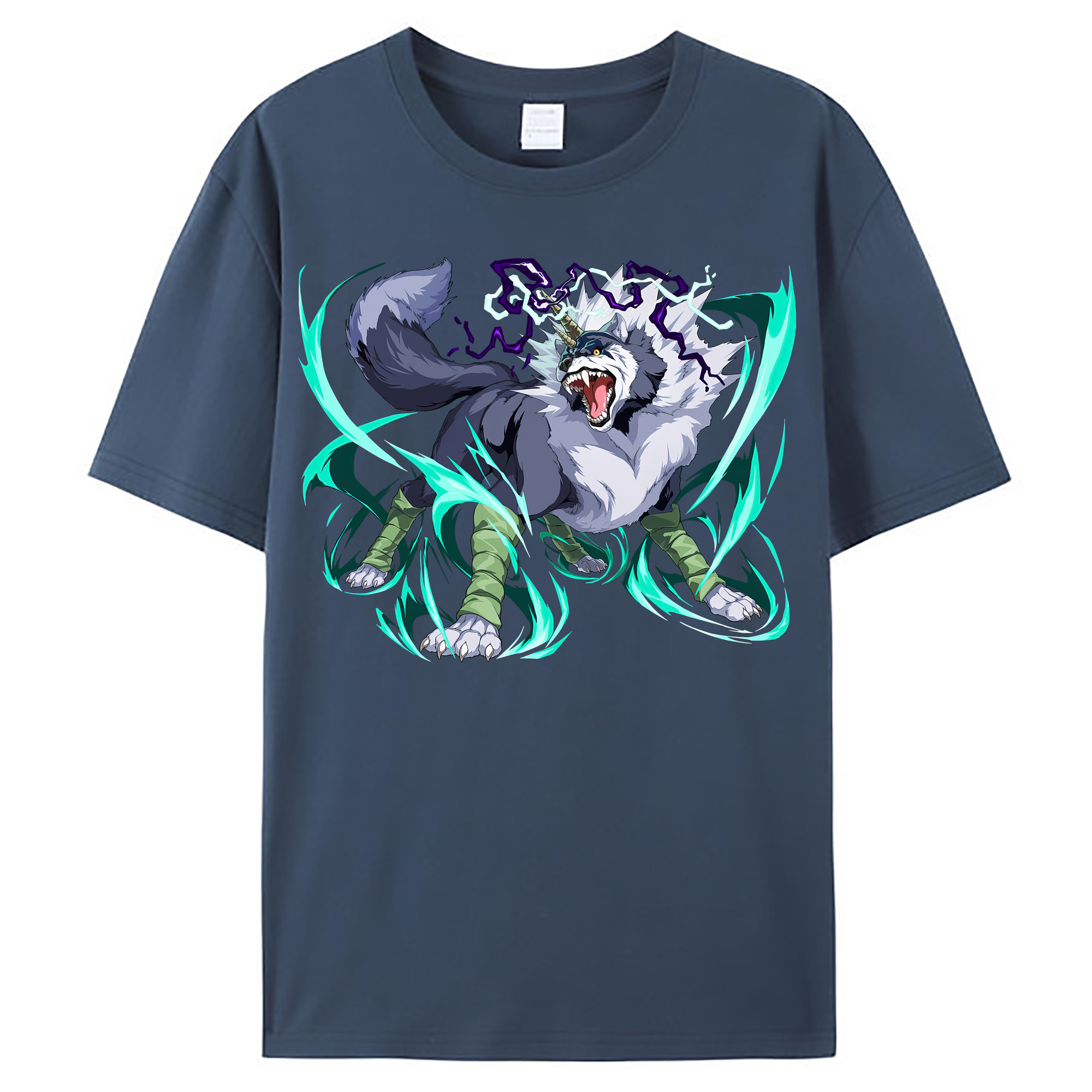 （画像用） 転スラ Regarding Reincarnated to Slime レディースカジュアルプリントTシャツ（綿100％）