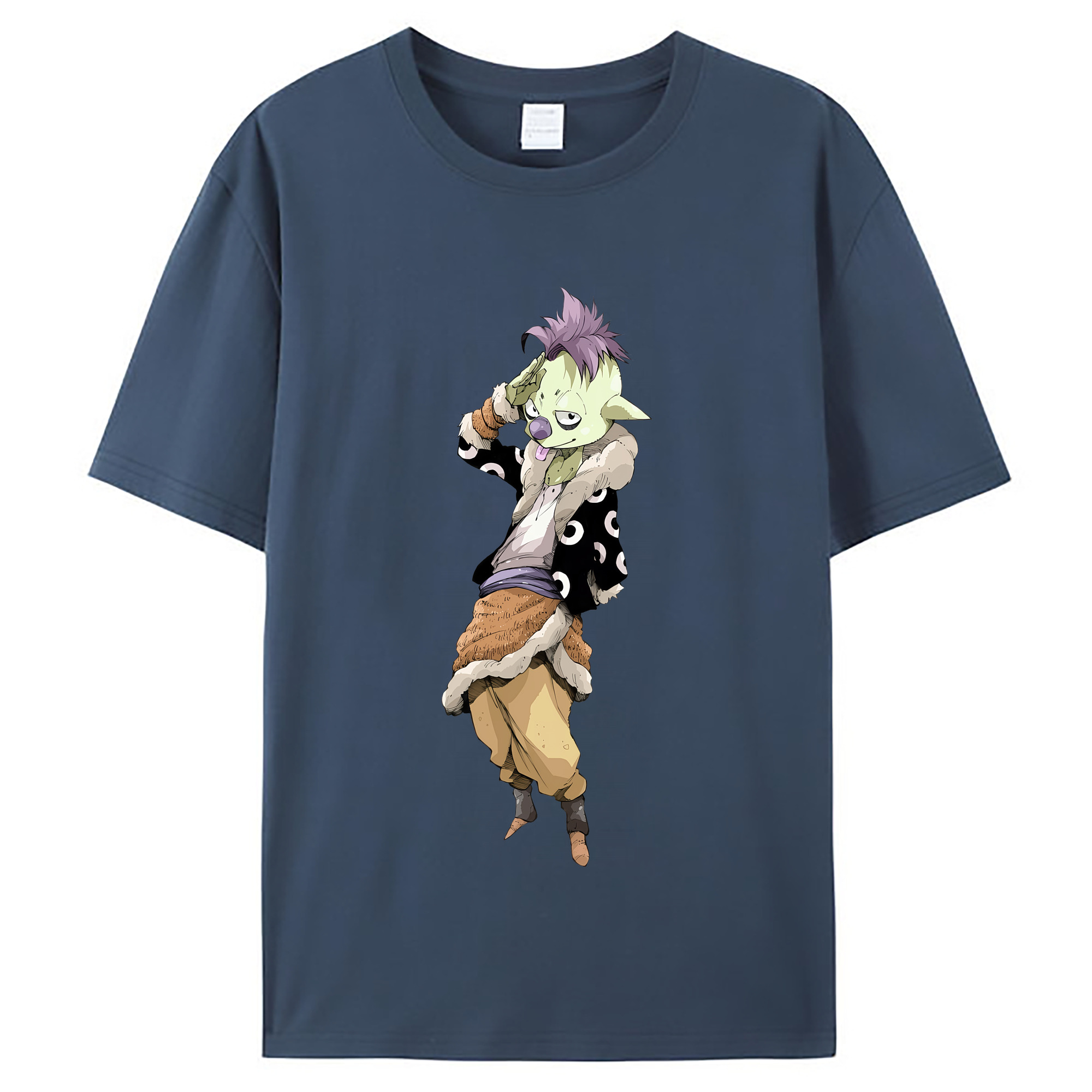 （画像用） 転スラ Regarding Reincarnated to Slime レディースカジュアルプリントTシャツ（綿100％）