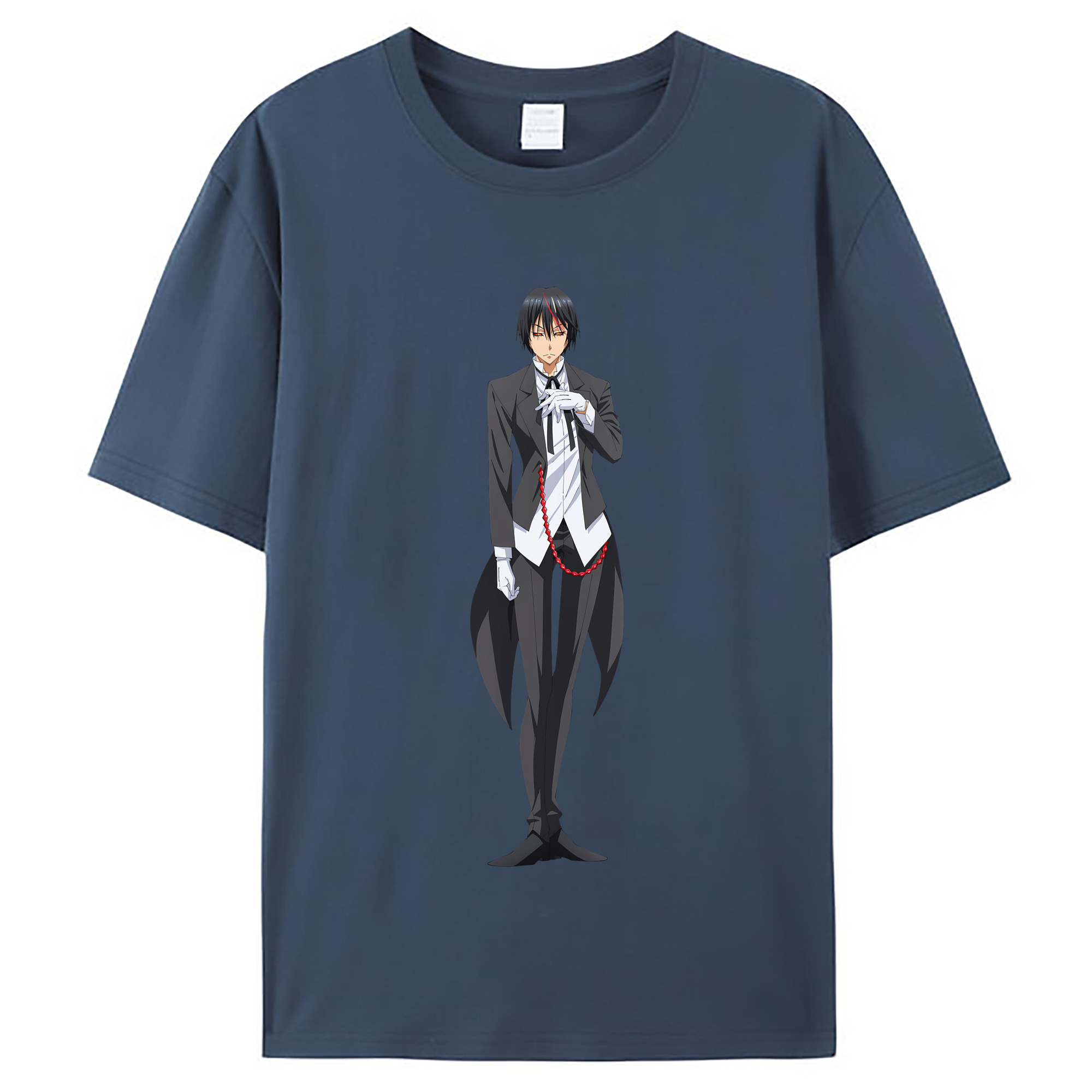 （画像用） 転スラ Regarding Reincarnated to Slime レディースカジュアルプリントTシャツ（綿100％）