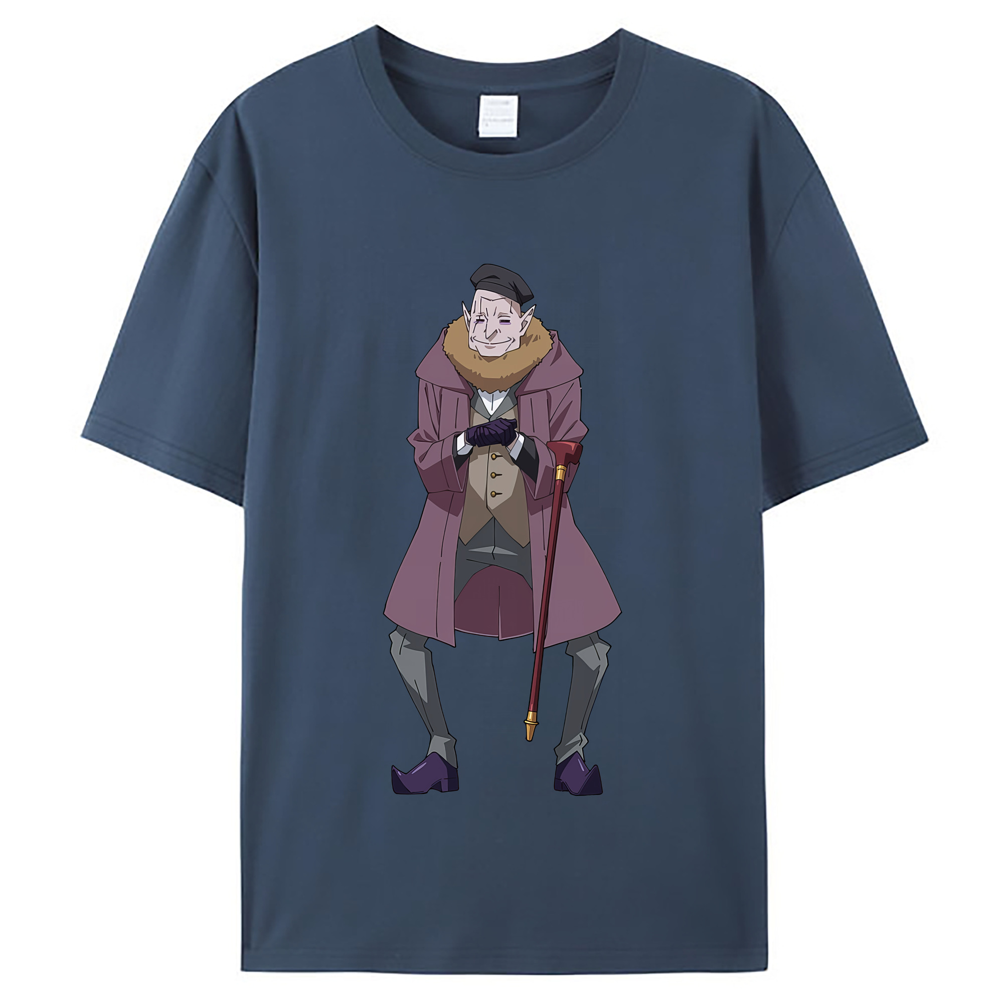 （画像用） 転スラ Regarding Reincarnated to Slime レディースカジュアルプリントTシャツ（綿100％）