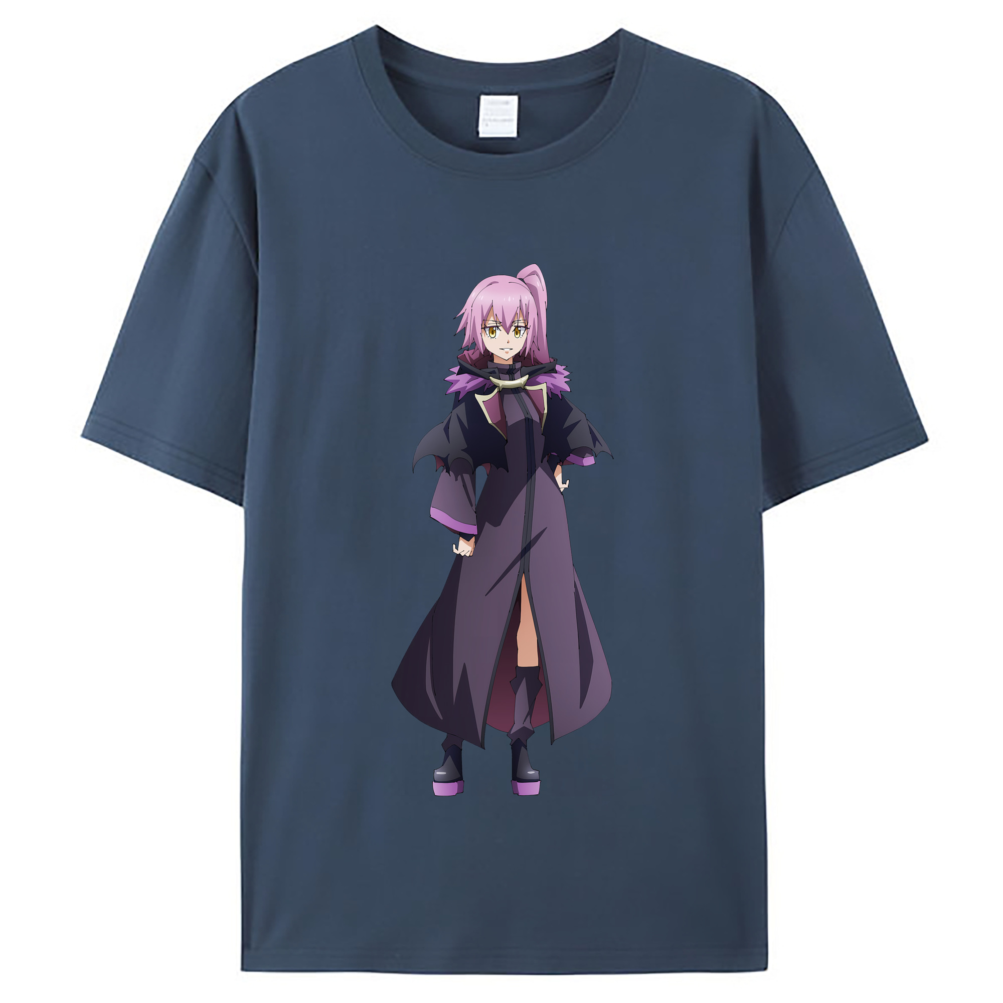 （画像用） 転スラ Regarding Reincarnated to Slime レディースカジュアルプリントTシャツ（綿100％）