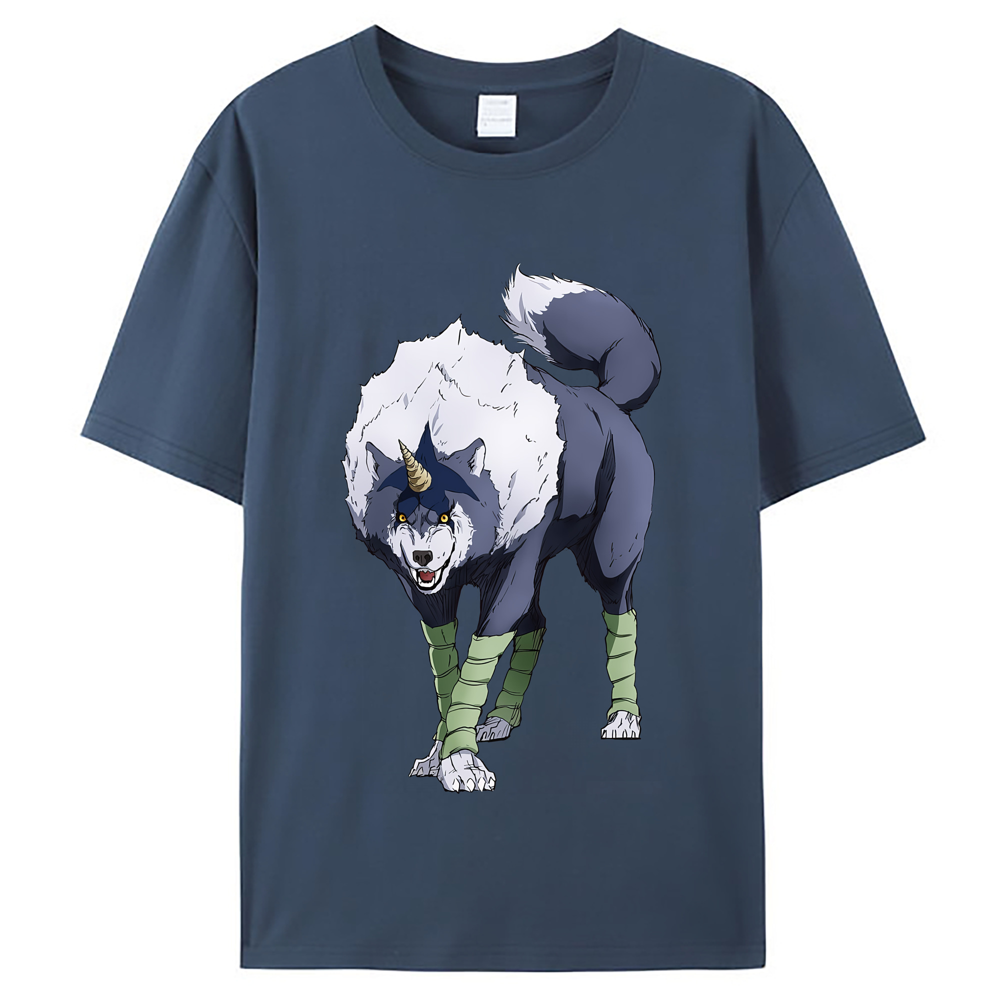 （画像用） 転スラ Regarding Reincarnated to Slime レディースカジュアルプリントTシャツ（綿100％）