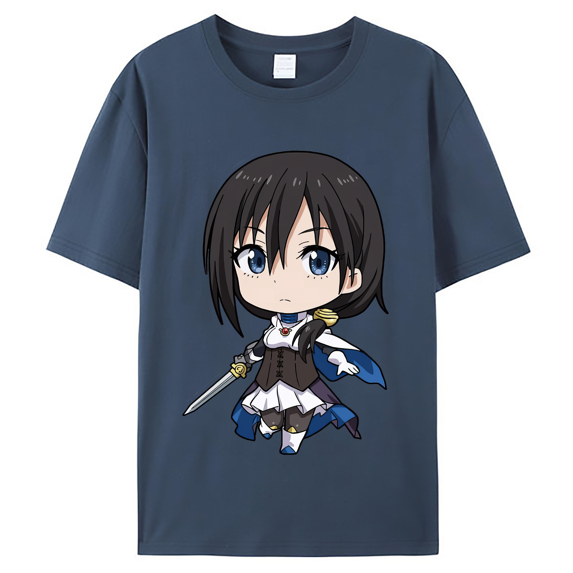 （画像用） 転スラ Regarding Reincarnated to Slime レディースカジュアルプリントTシャツ（綿100％）
