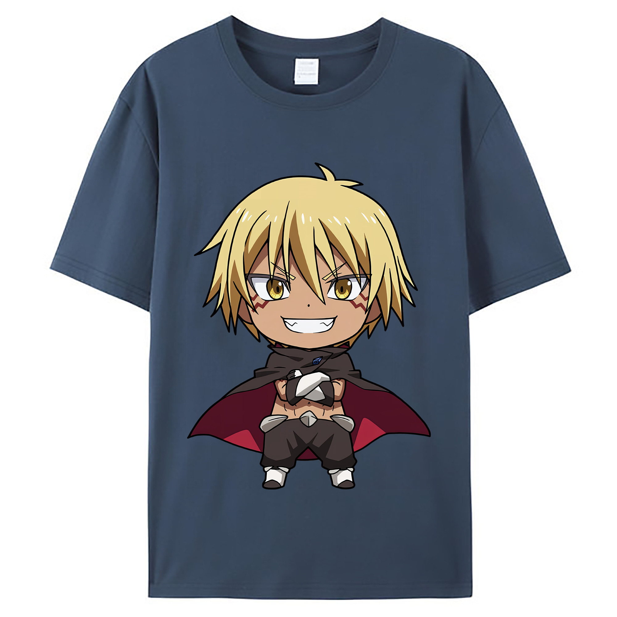 （画像用） 転スラ Regarding Reincarnated to Slime レディースカジュアルプリントTシャツ（綿100％）
