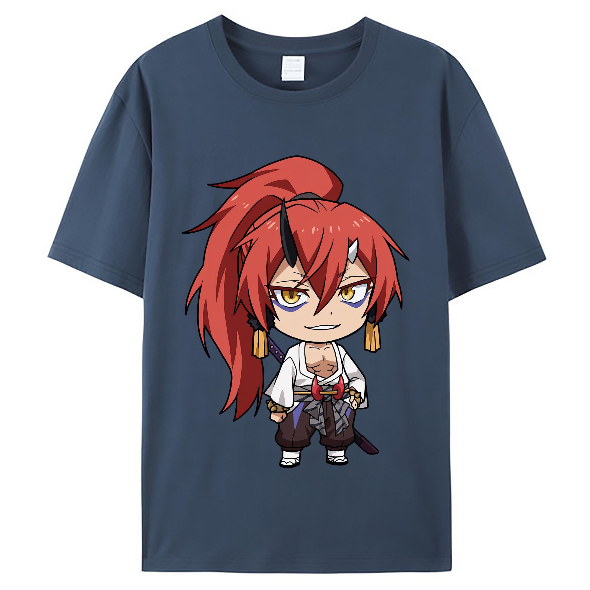 （画像用） 転スラ Regarding Reincarnated to Slime レディースカジュアルプリントTシャツ（綿100％）