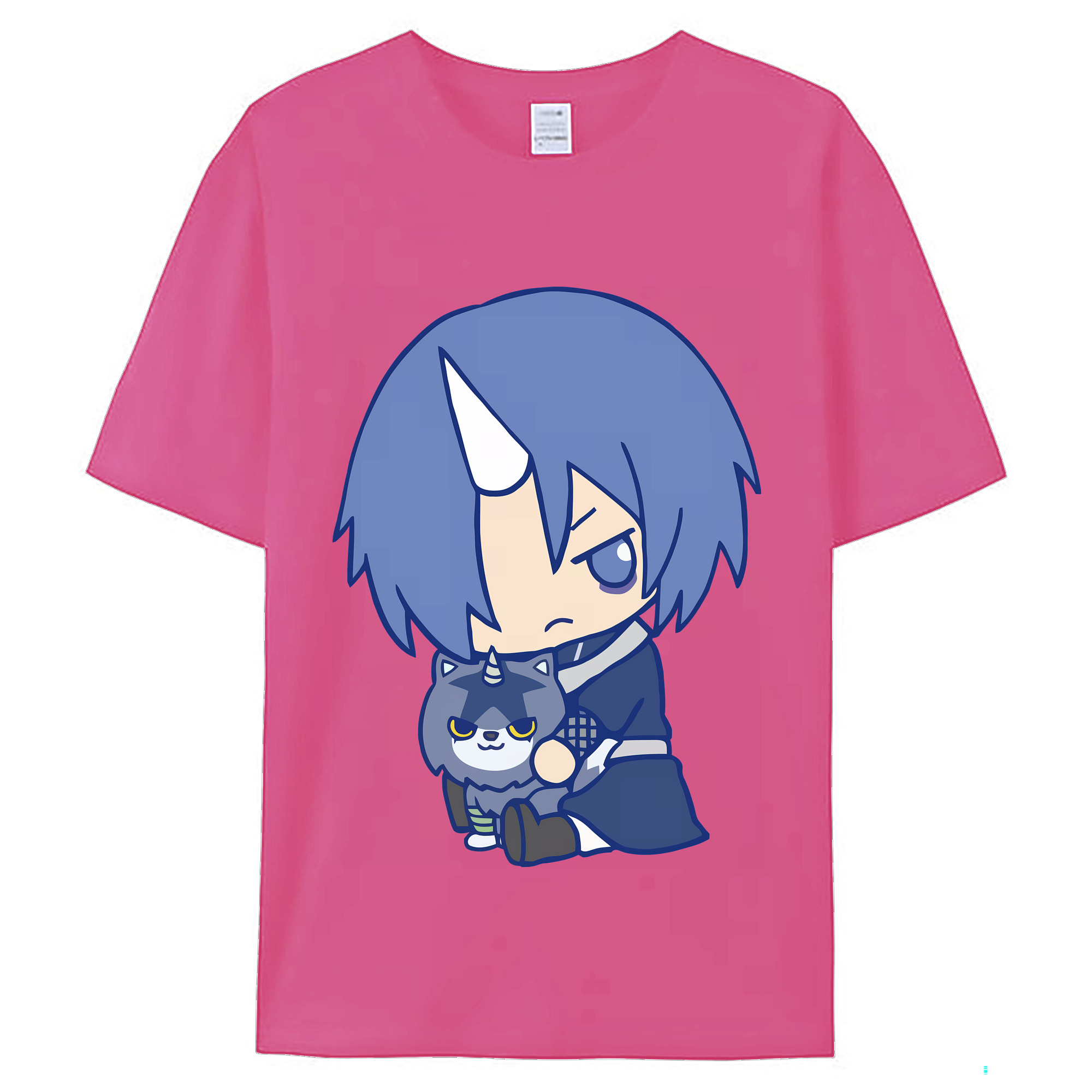 （画像用） 転スラ Regarding Reincarnated to Slime レディースカジュアルプリントTシャツ（綿100％）