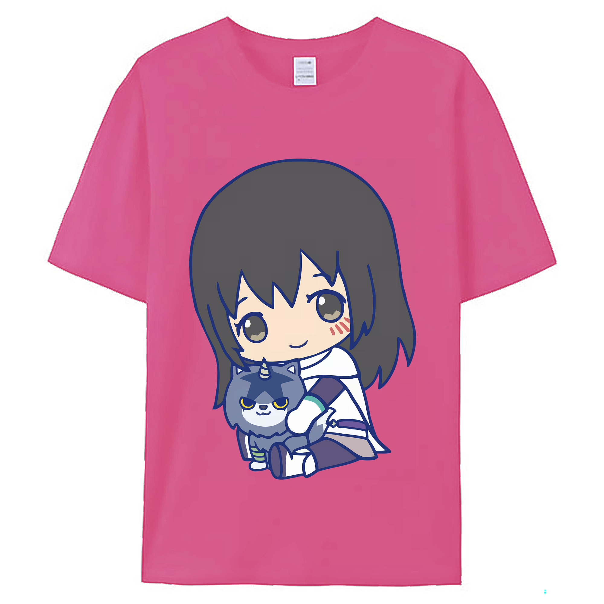 （画像用） 転スラ Regarding Reincarnated to Slime レディースカジュアルプリントTシャツ（綿100％）