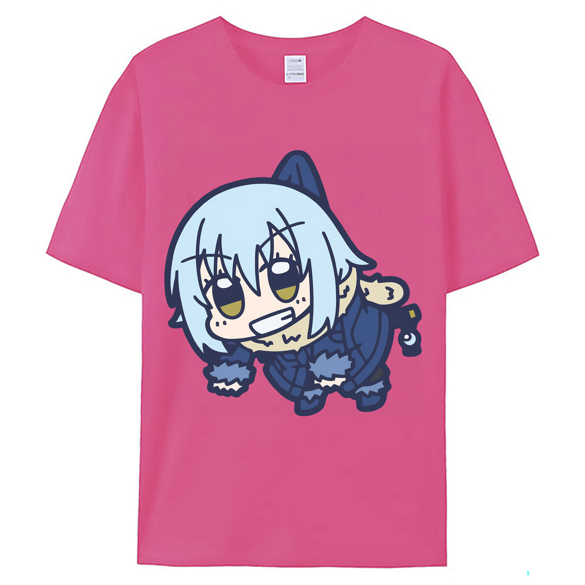 （画像用） 転スラ Regarding Reincarnated to Slime レディースカジュアルプリントTシャツ（綿100％）