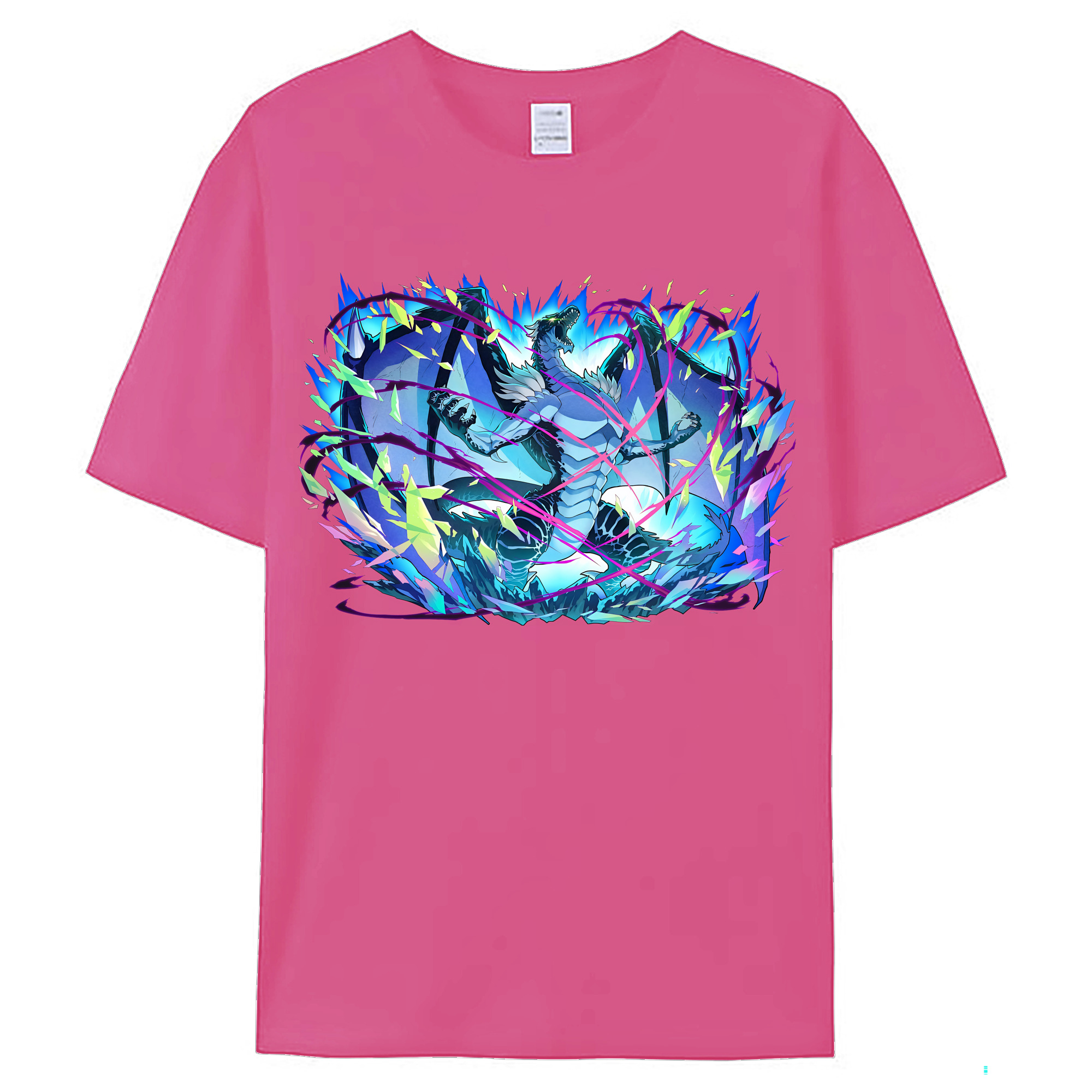 （画像用） 転スラ Regarding Reincarnated to Slime レディースカジュアルプリントTシャツ（綿100％）